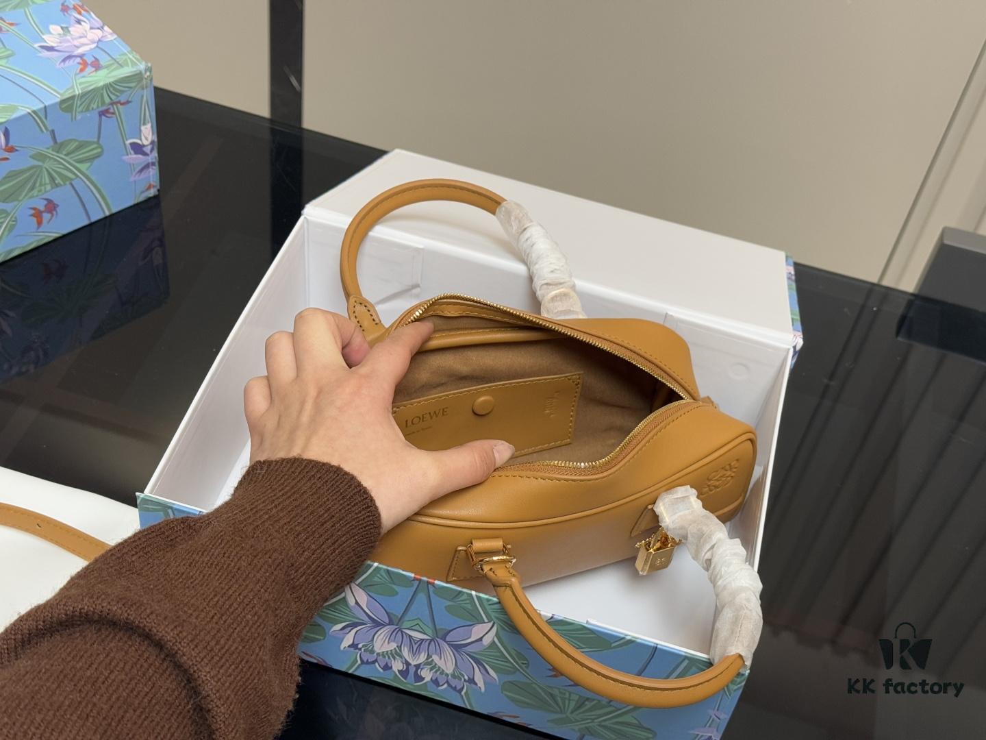 Loewe Bowling Bag / Briefcase Style Handbag