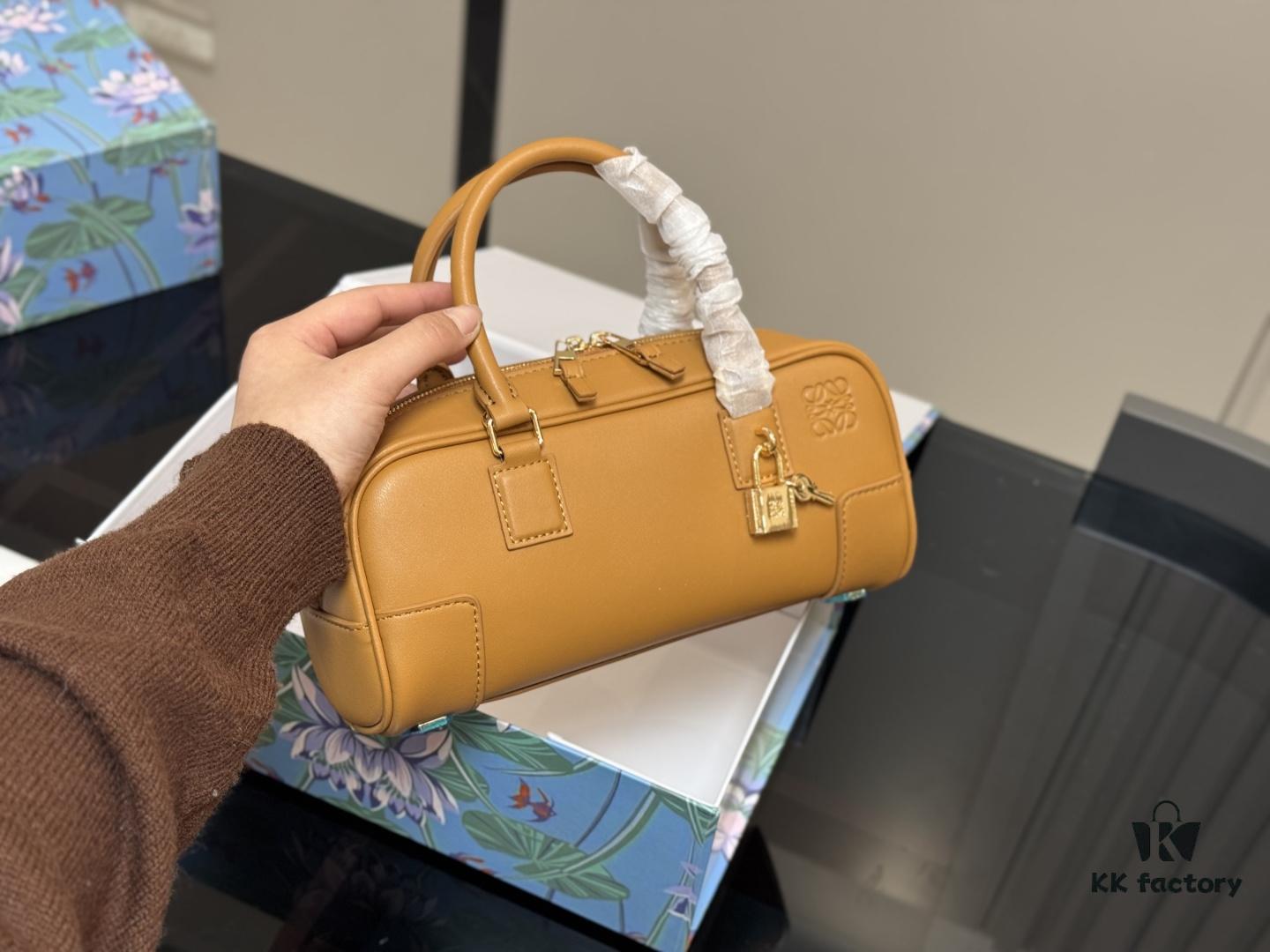 Loewe Bowling Bag / Briefcase Style Handbag