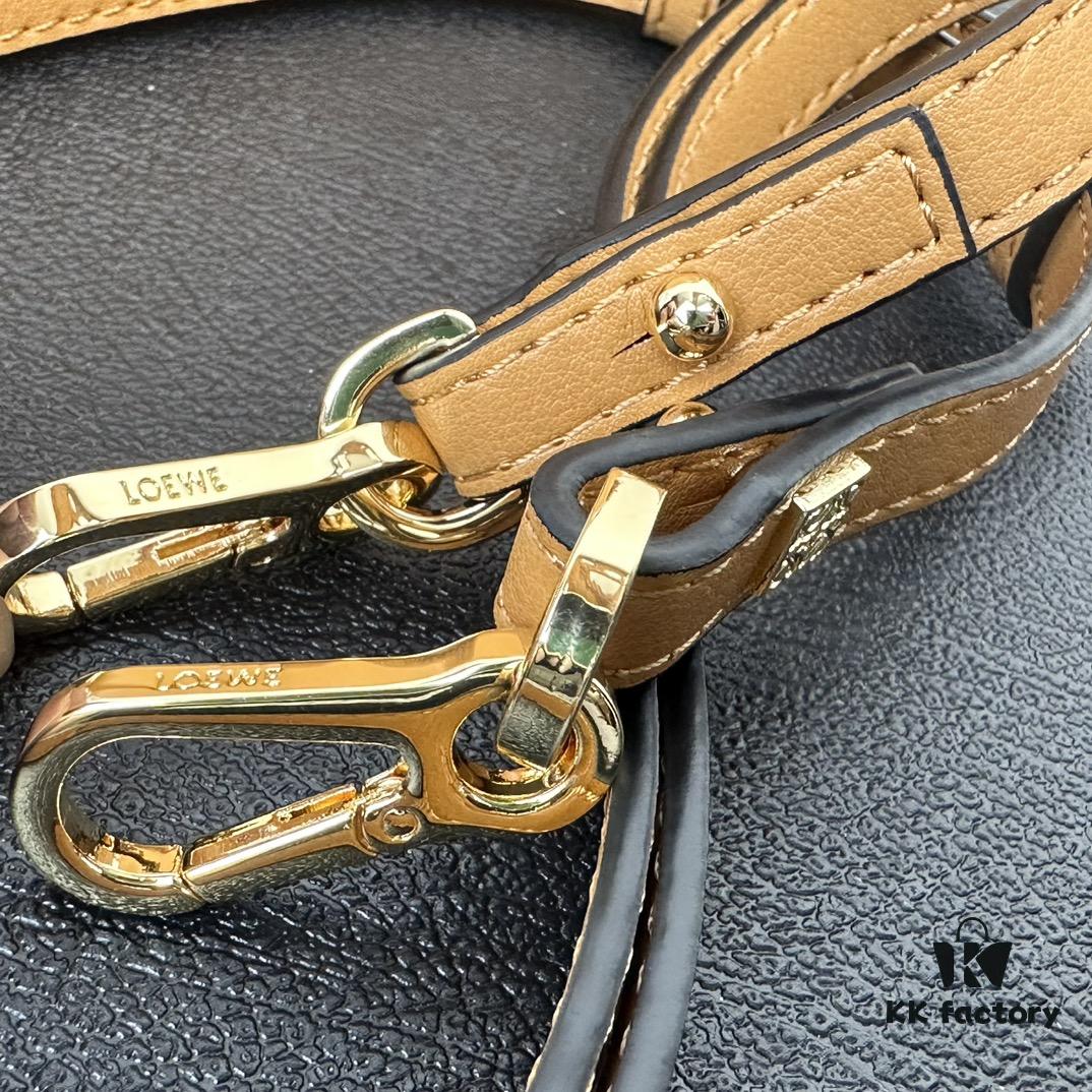 Top Quality Original Batch: Large 240, Small 230 Loewe Flamenco Lucky Bag, Handheld or Crossbody, Smooth Calfskin