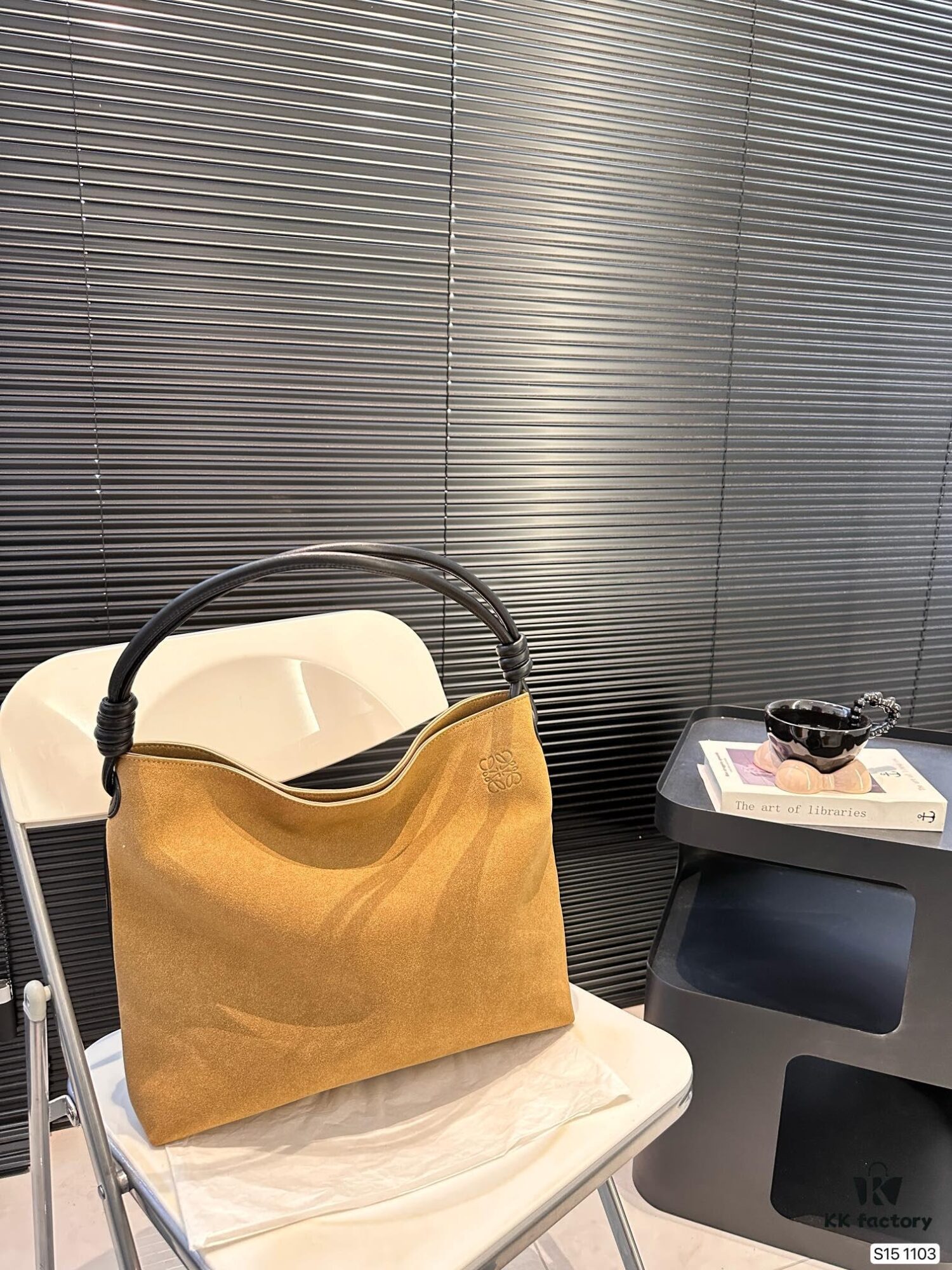 Loewe Tote Bag in Suede