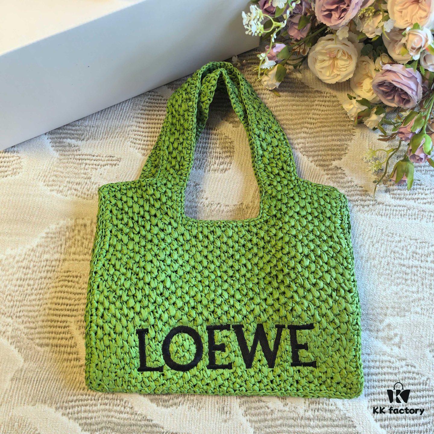 Loewe Raffia Tote Bag