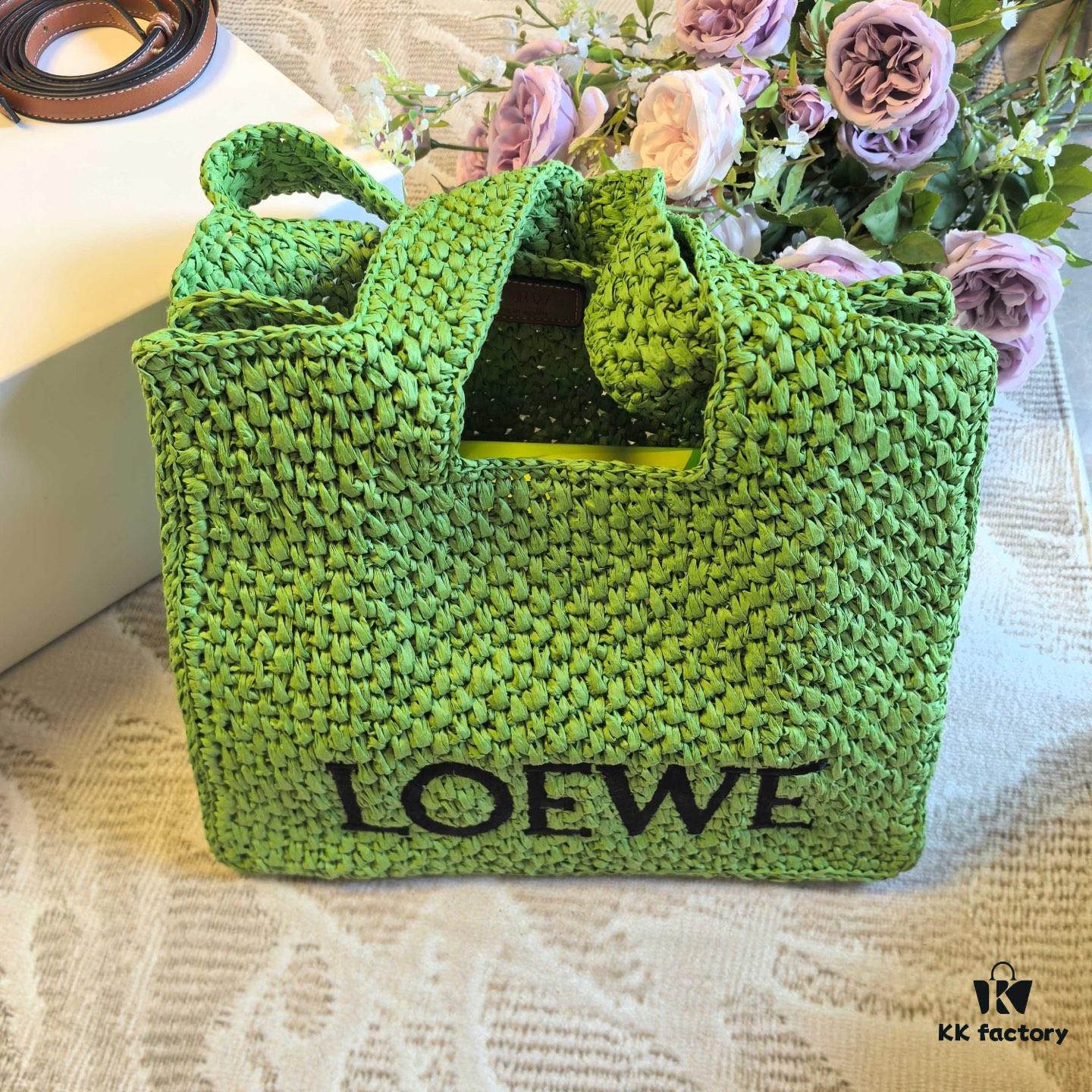 Loewe Raffia Tote Bag