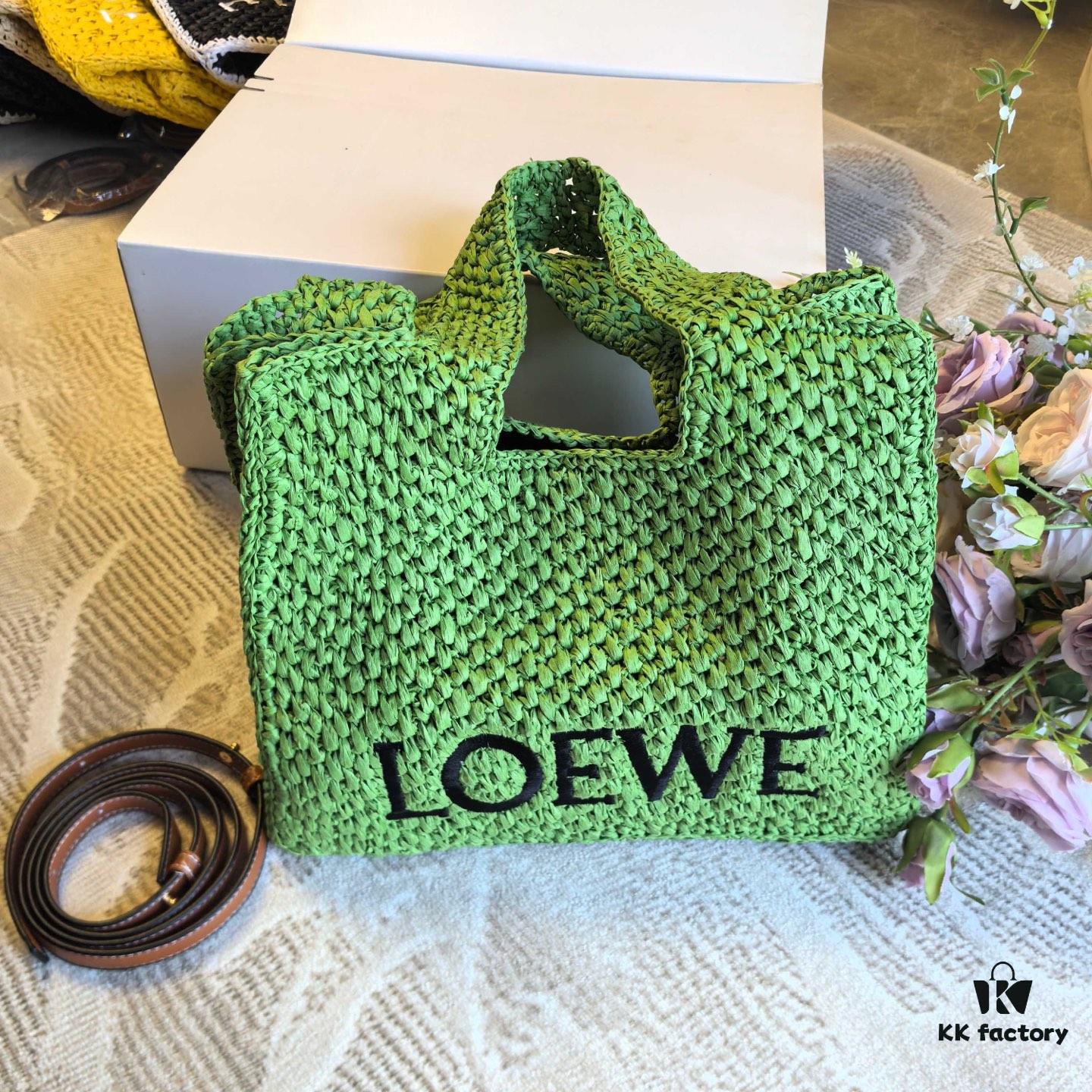 Loewe Raffia Tote Bag