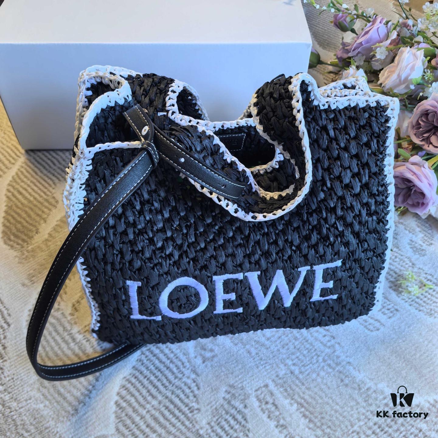 Loewe Raffia Tote Bag