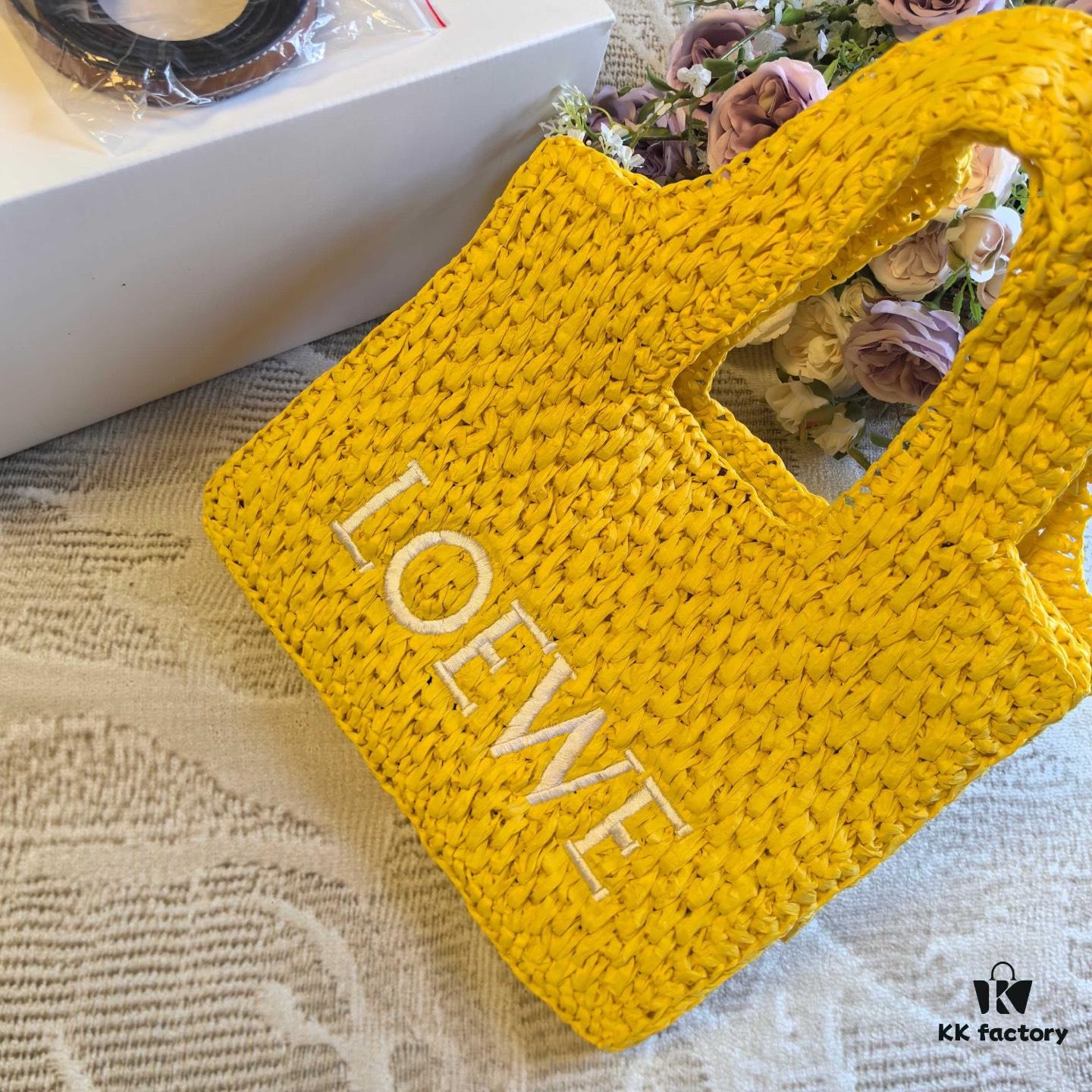 Loewe Raffia Tote Bag