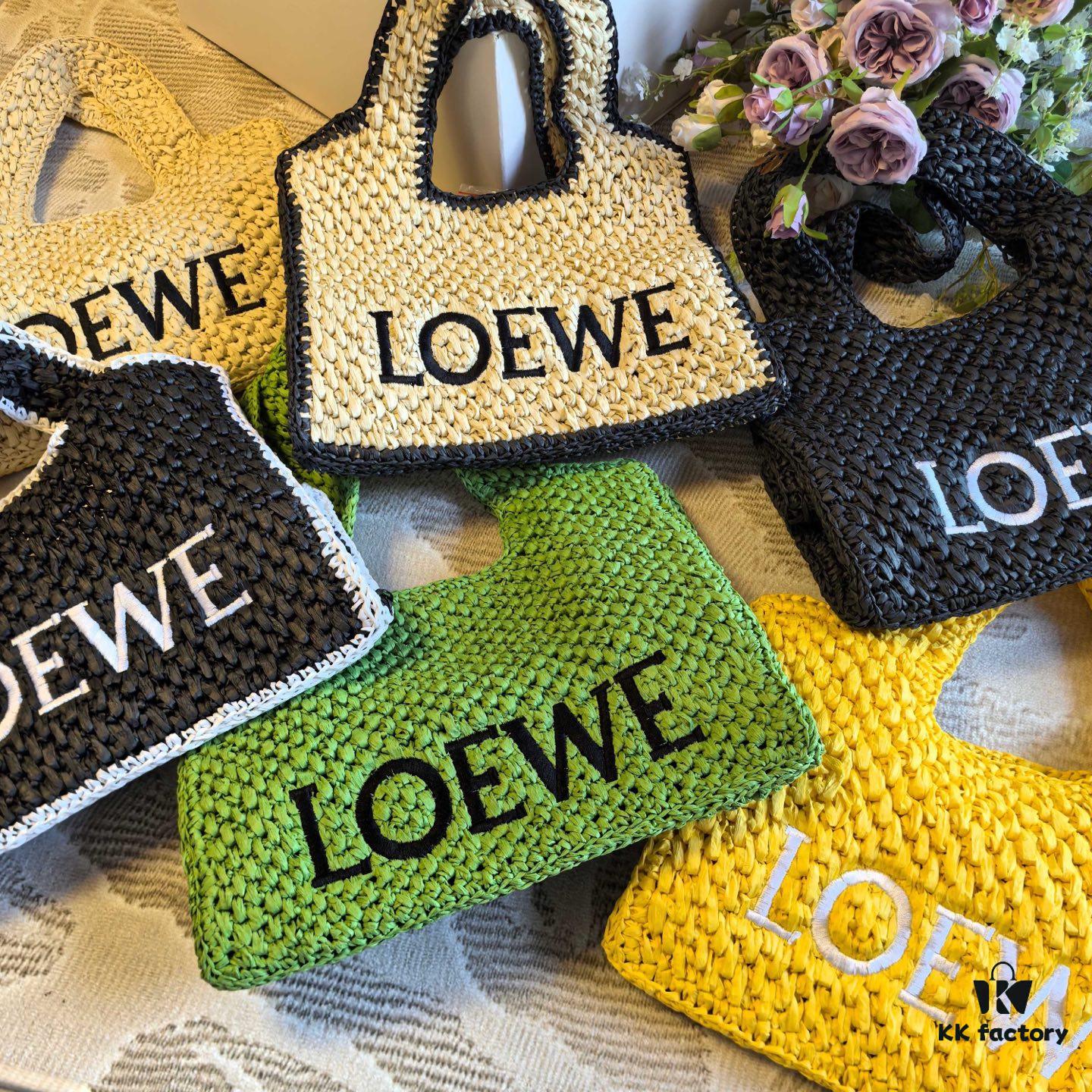 Loewe Raffia Tote Bag