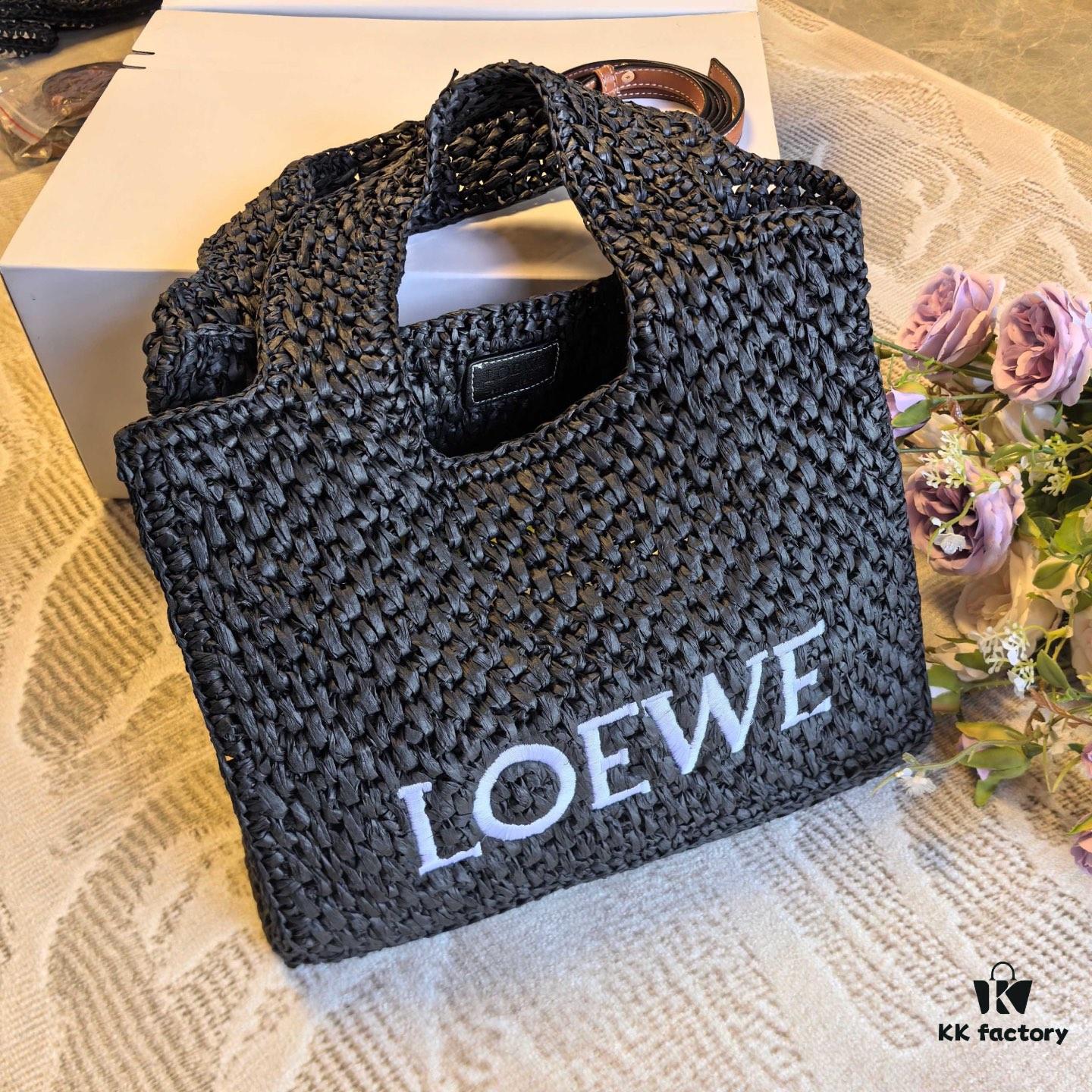 Loewe Raffia Tote Bag