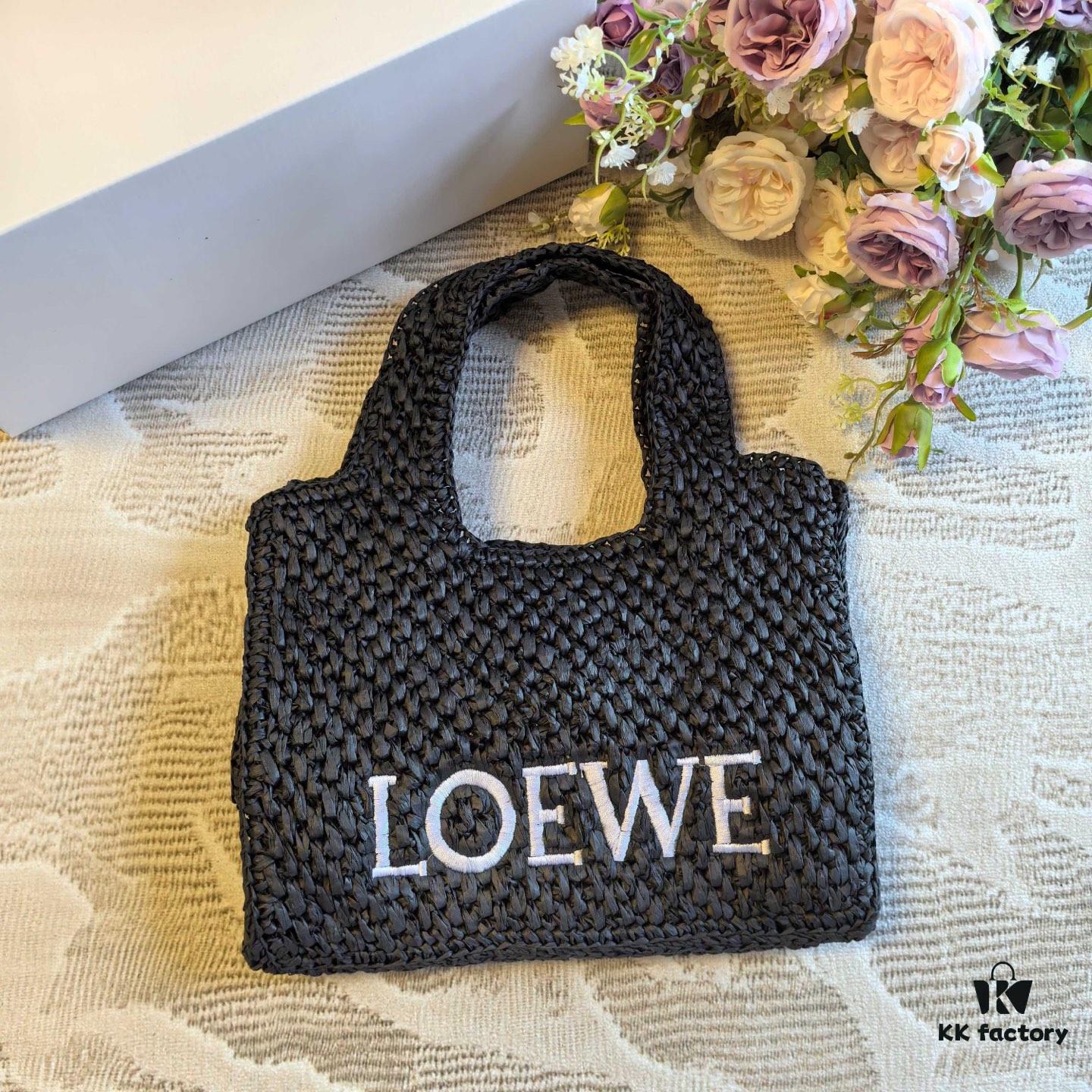 Loewe Raffia Tote Bag