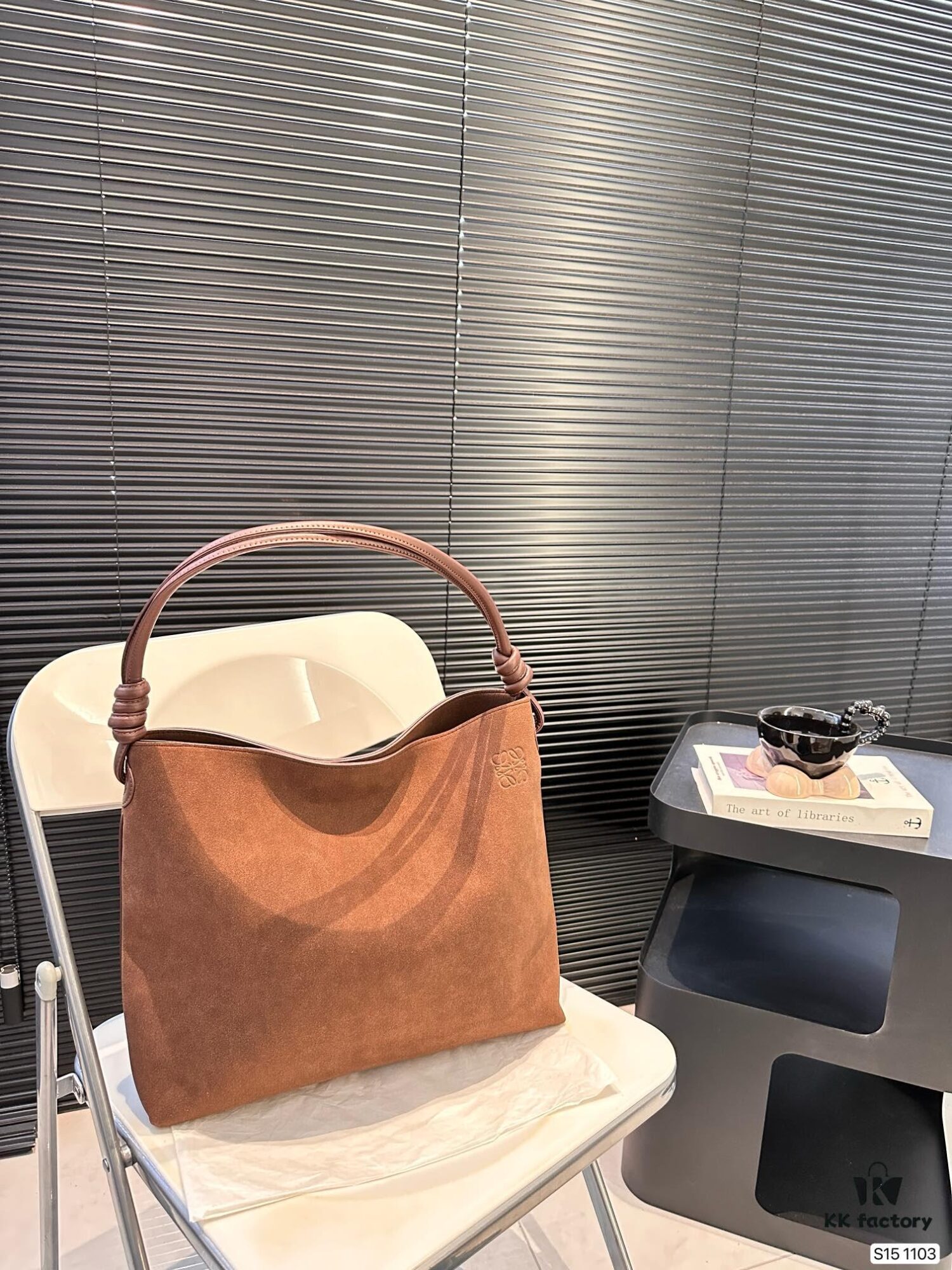 Loewe Tote Bag in Suede