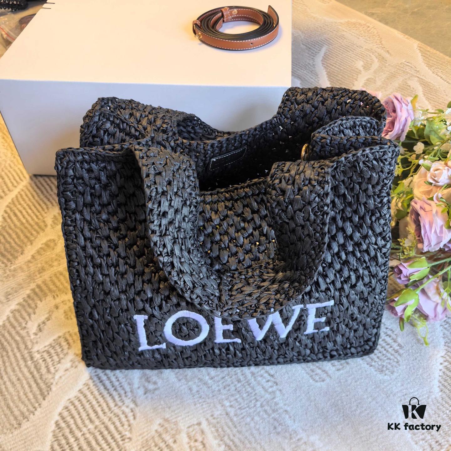 Loewe Raffia Tote Bag