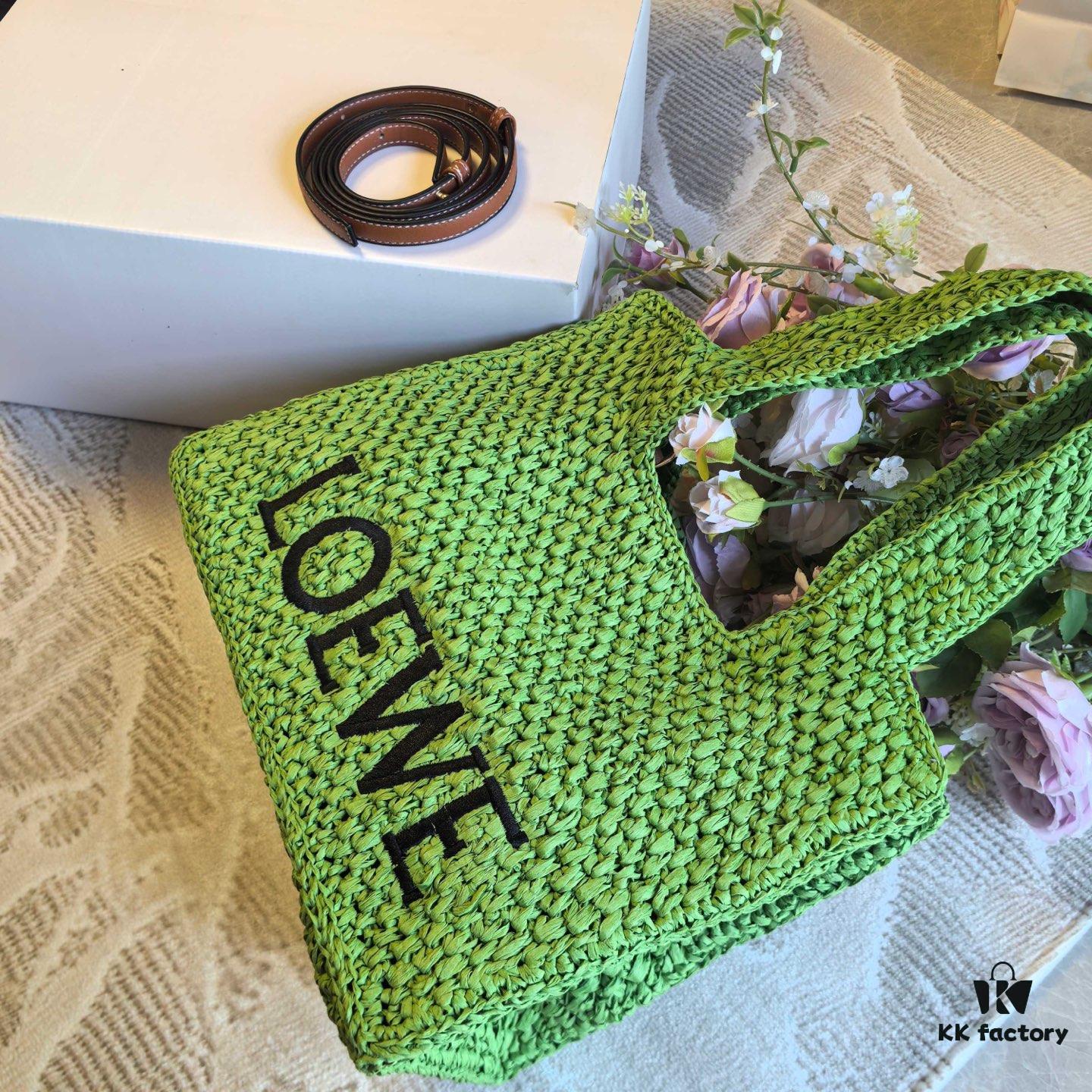 Loewe Raffia Tote Bag