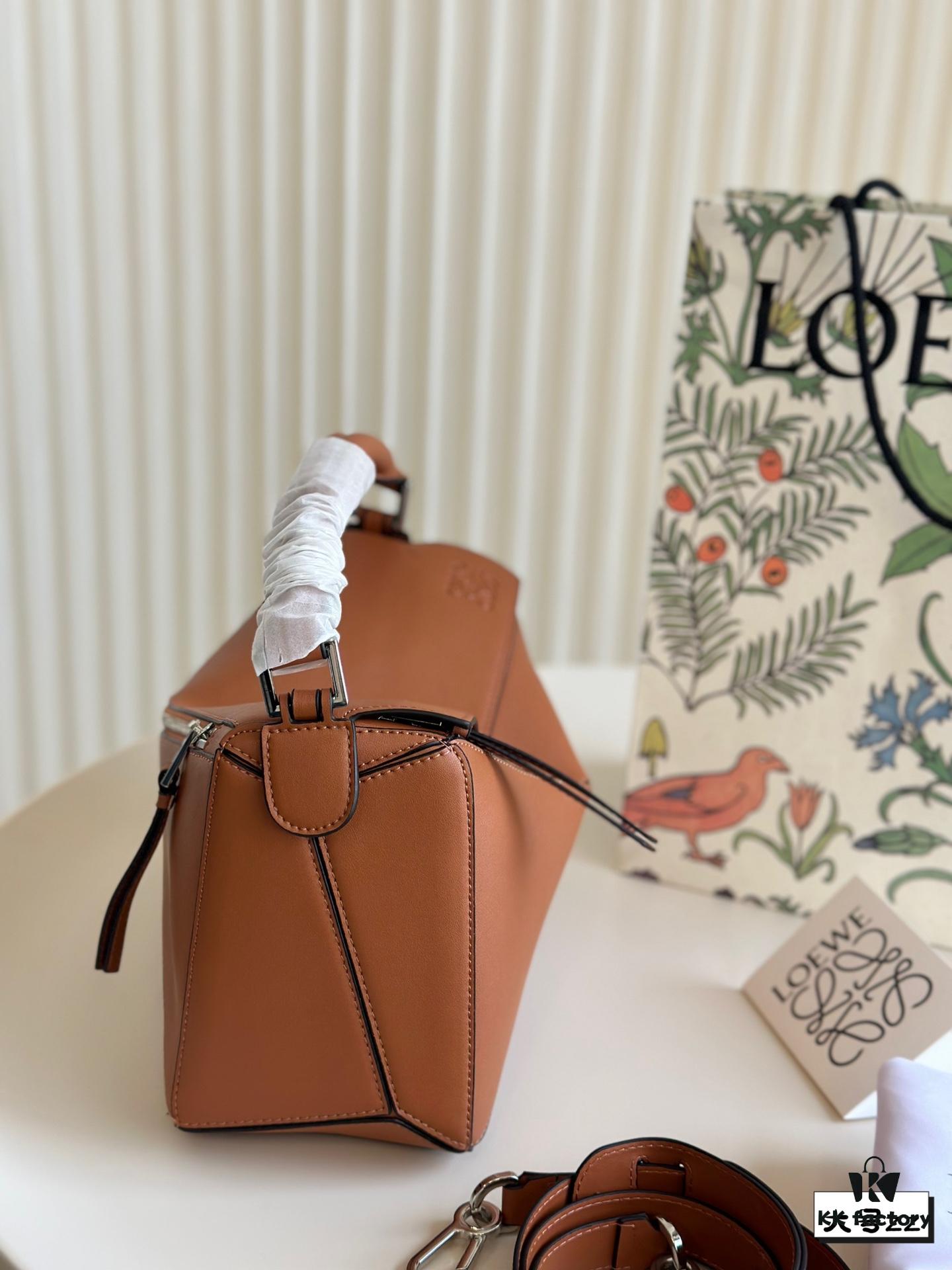 Loewe Puzzle Mini Geometric Bag in Box