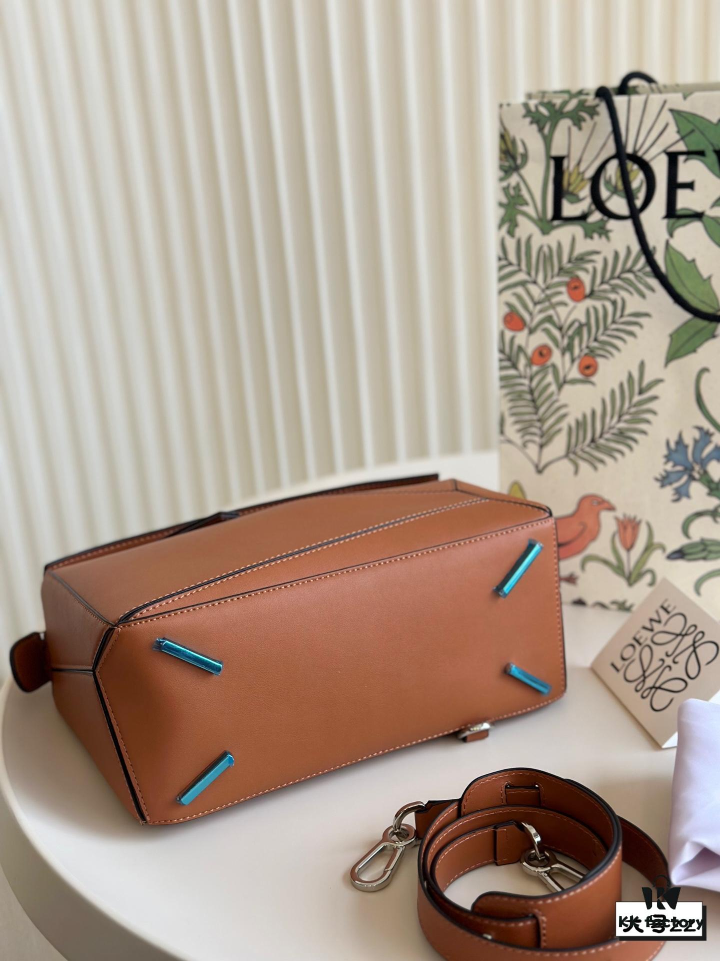 Loewe Puzzle Mini Geometric Bag in Box