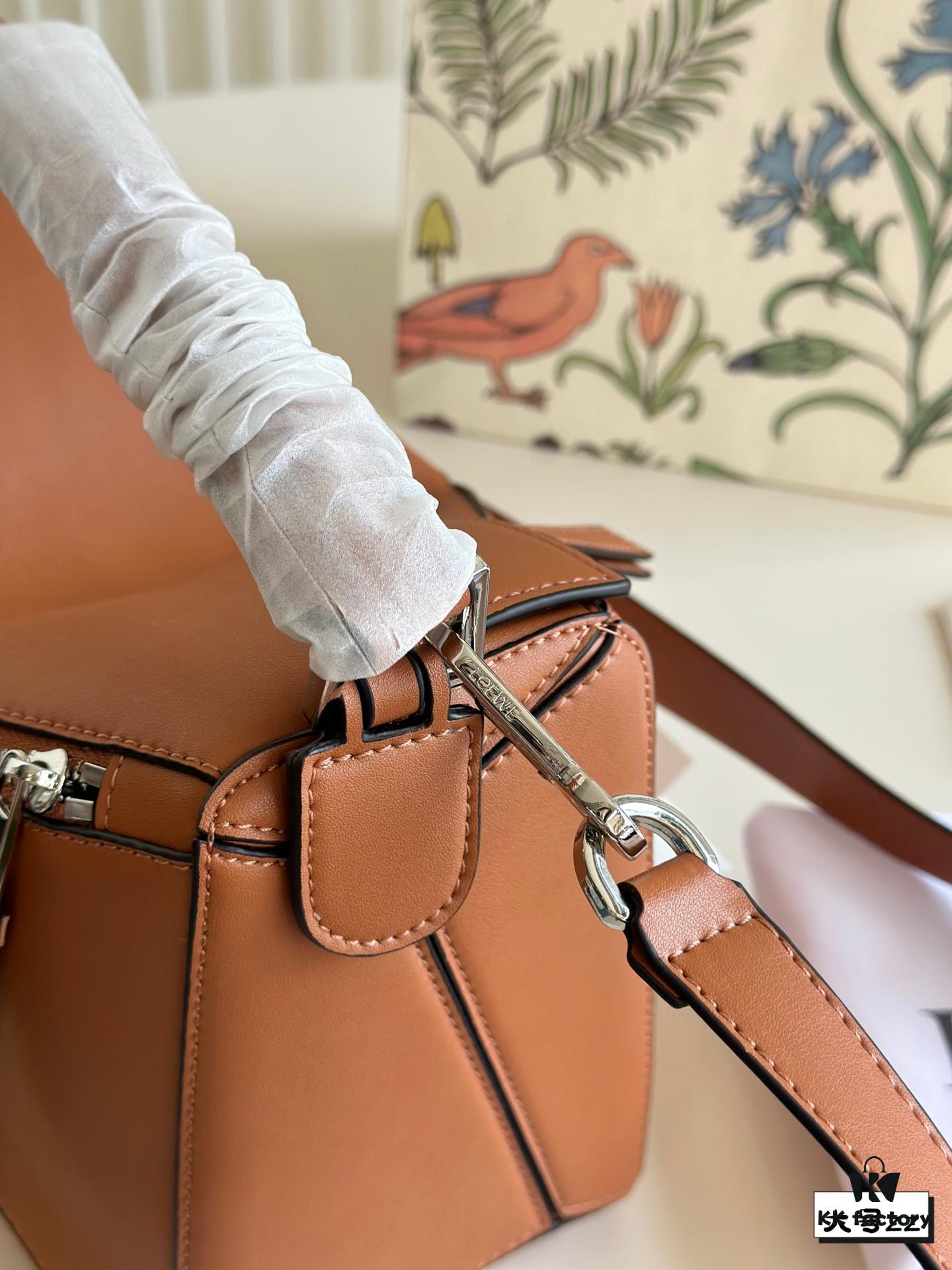 Loewe Puzzle Mini Geometric Bag in Box