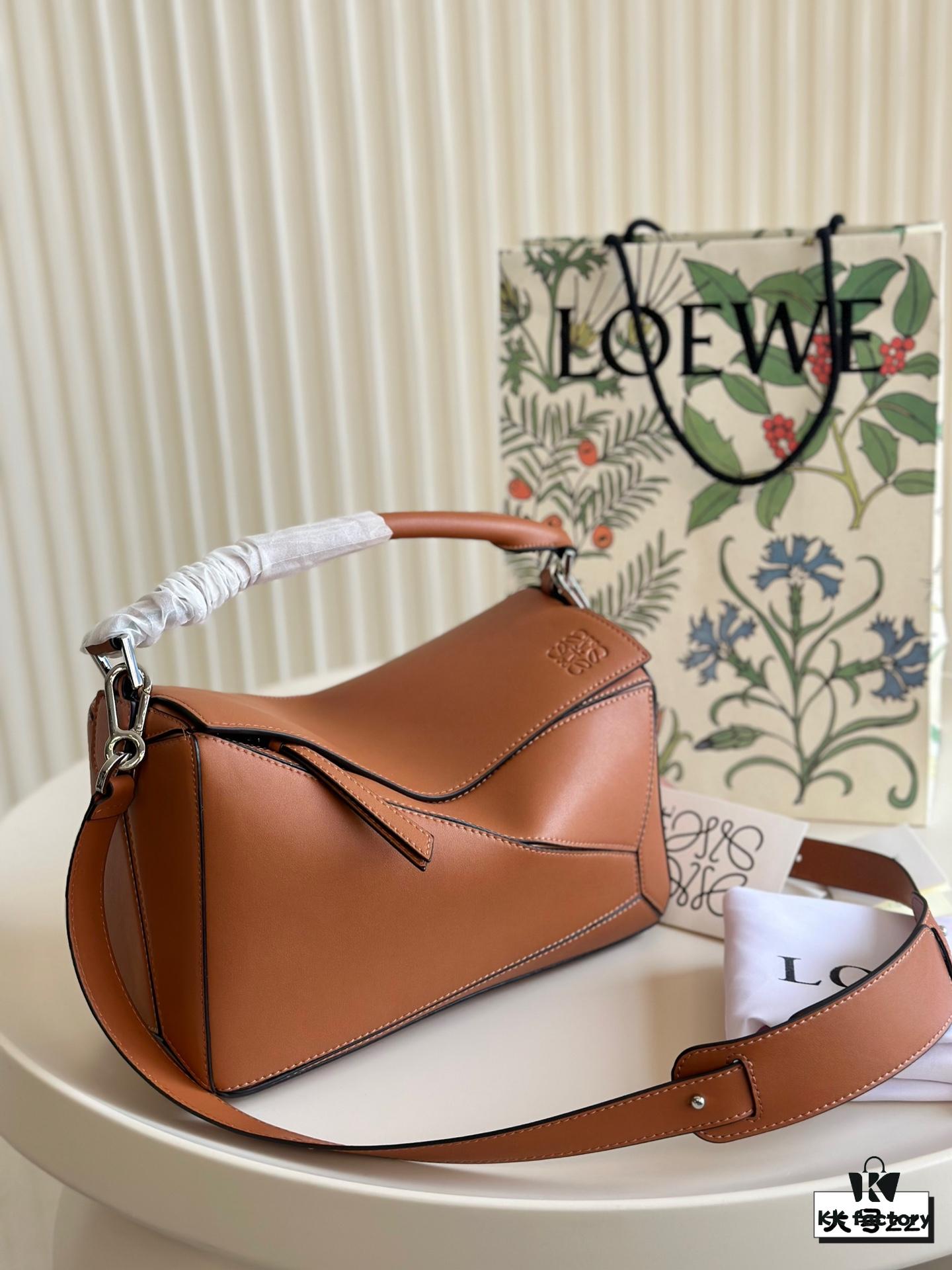 Loewe Puzzle Mini Geometric Bag in Box