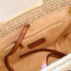 Loewe Anagram Basket Embroidered Logo Straw Woven Shopping Tote Summer New Arrival Basket Bag Mini/Medium/Large Sizes
