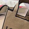 Loewe Anagram Basket Embroidered Logo Woven Straw Tote Bag Summer New Arrival Basket Bag Large and Small Sizes