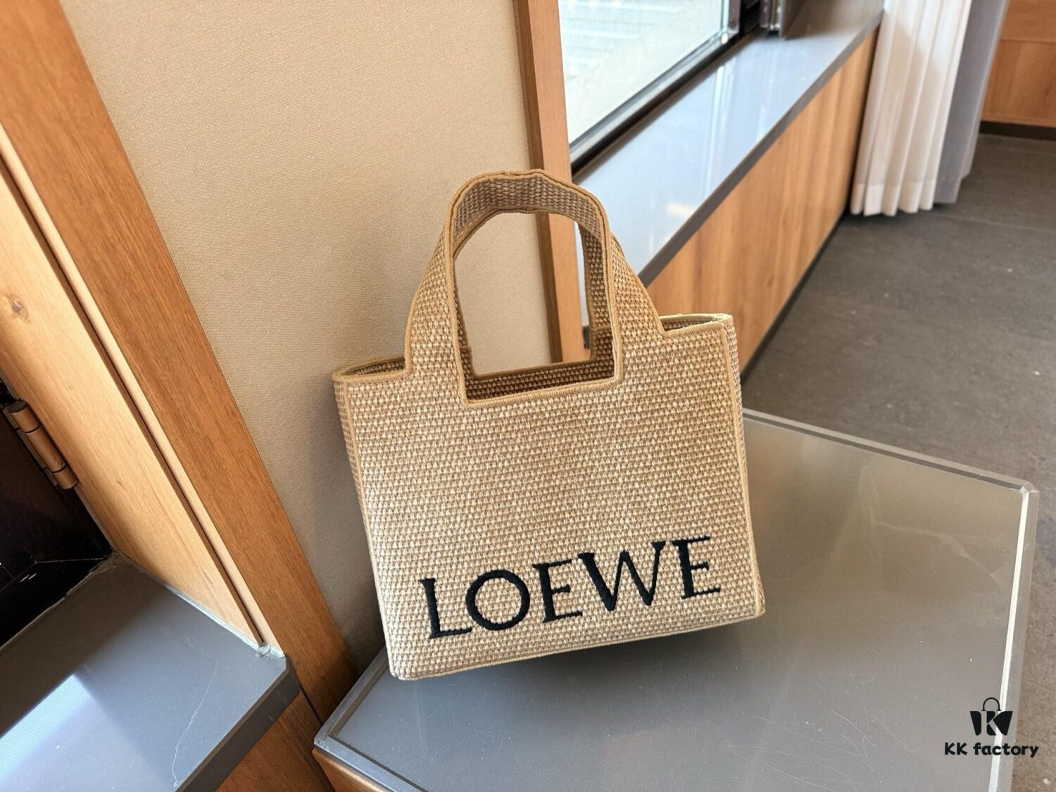 Loewe Anagram Basket Embroidered Logo Straw Woven Shopping Tote Summer New Arrival Basket Bag Mini/Medium/Large Sizes