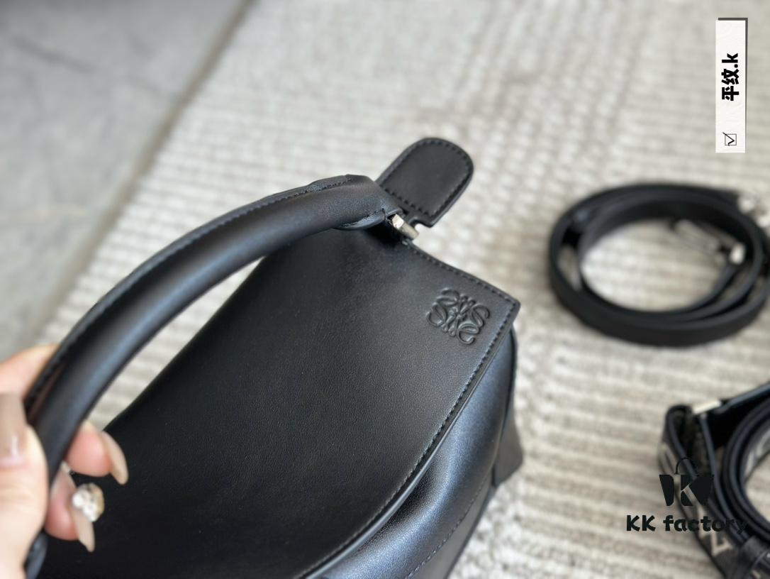 Box Set (Double Shoulder Strap) Loewe Puzzle Geometric Bag, Genuine Cowhide Leather, 24*15cm