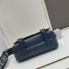 Loewe New Soft Smooth Calfskin Leather and Jacquard Fabric Military Messenger Bag for Men
