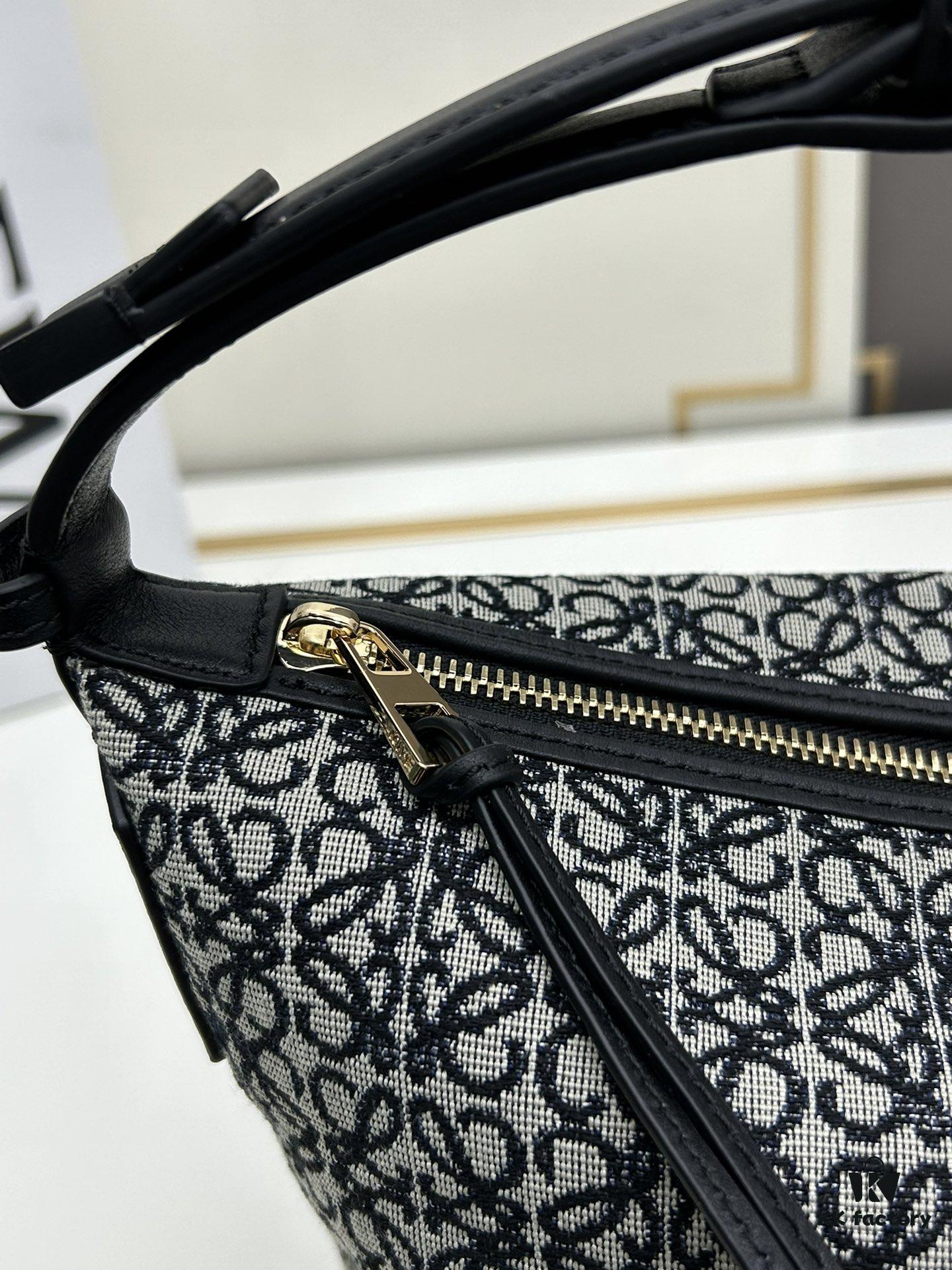 Small Loewe Cubi Vintage Floral Lunch Box Bag - Brown