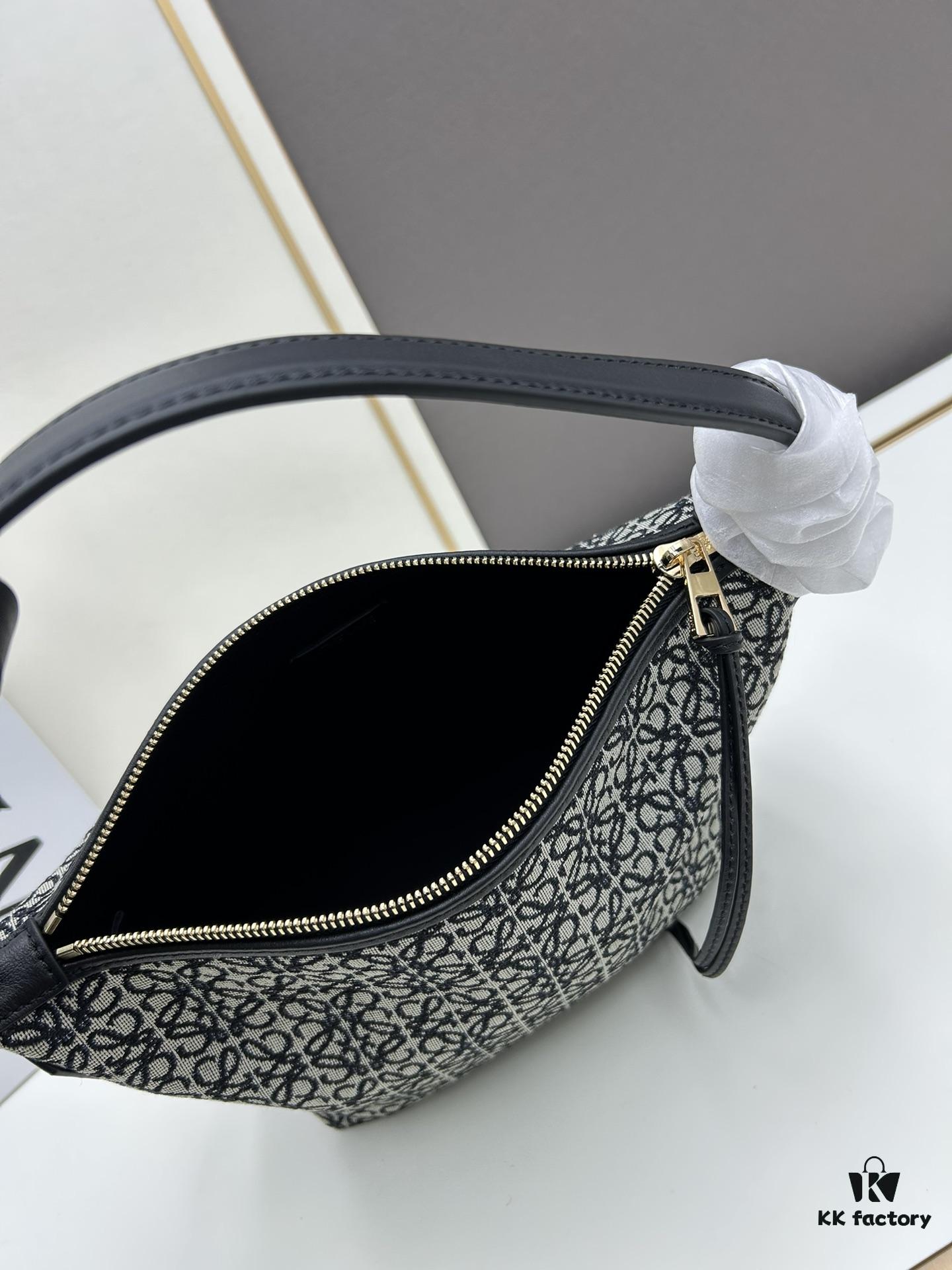 Small Loewe Cubi Vintage Floral Lunch Box Bag - Brown