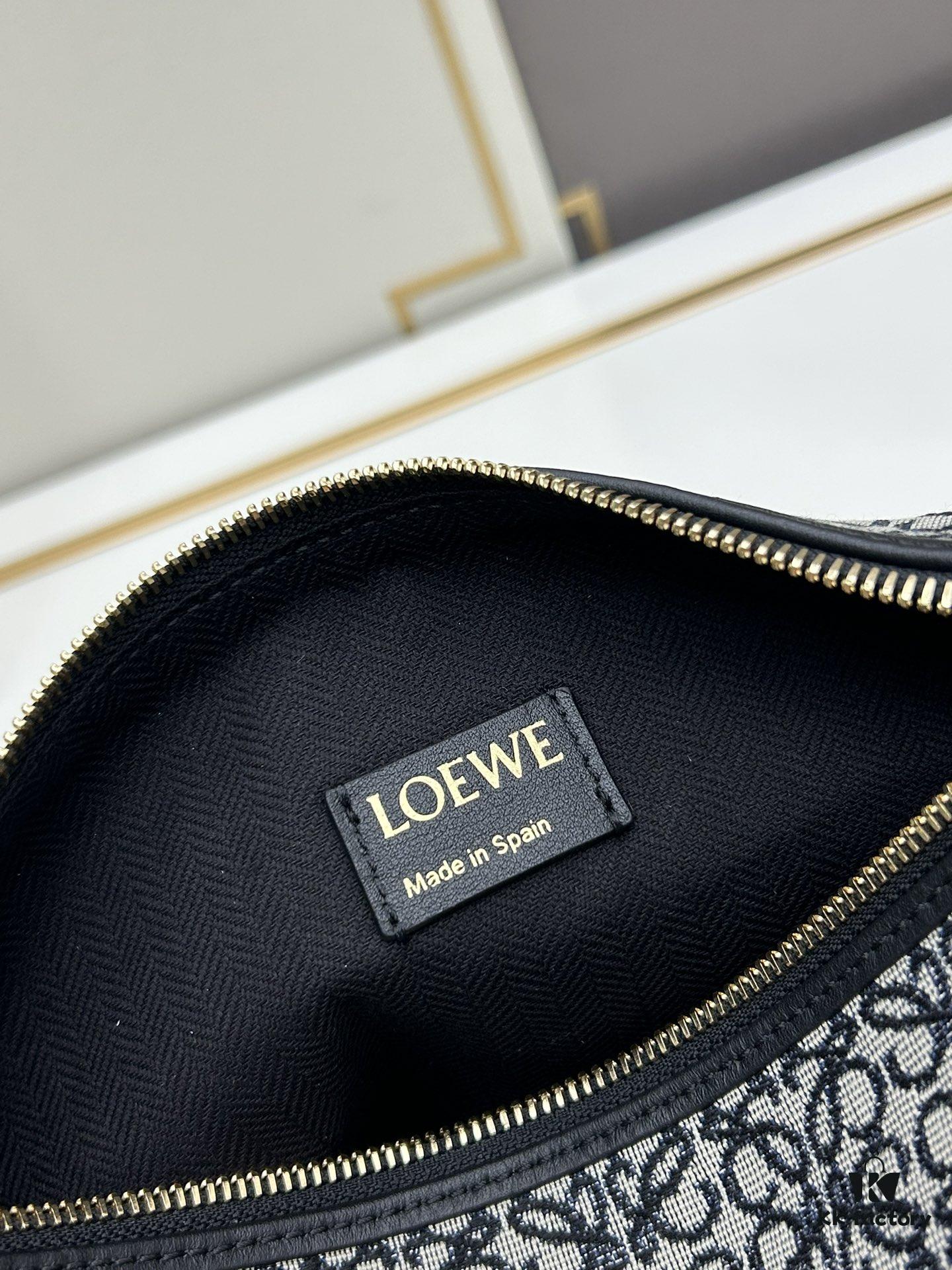 Small Loewe Cubi Vintage Floral Lunch Box Bag - Brown