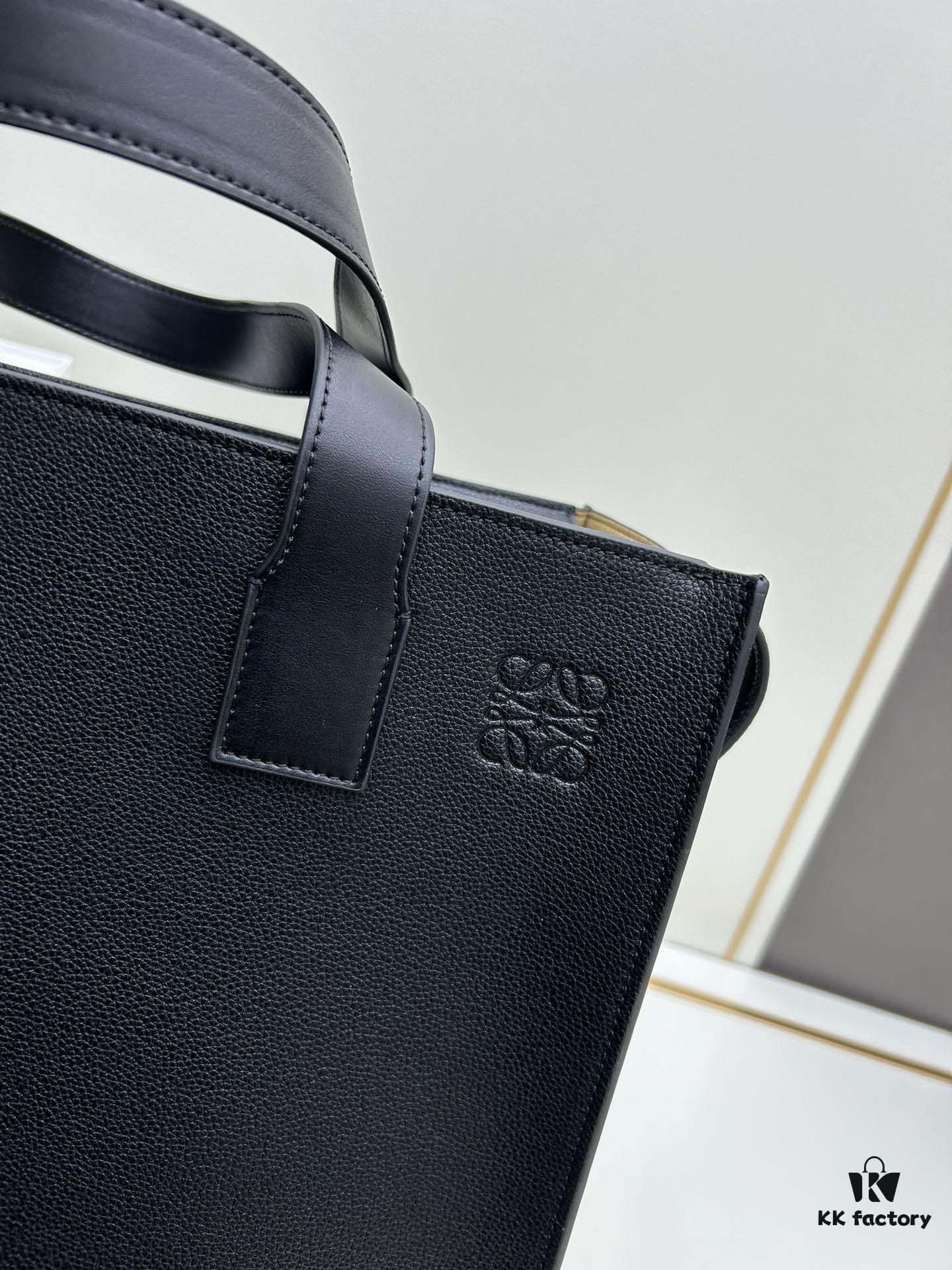 Loewe Buckle Tote Bag, New Zip Version Men's Tote, Model 3050A