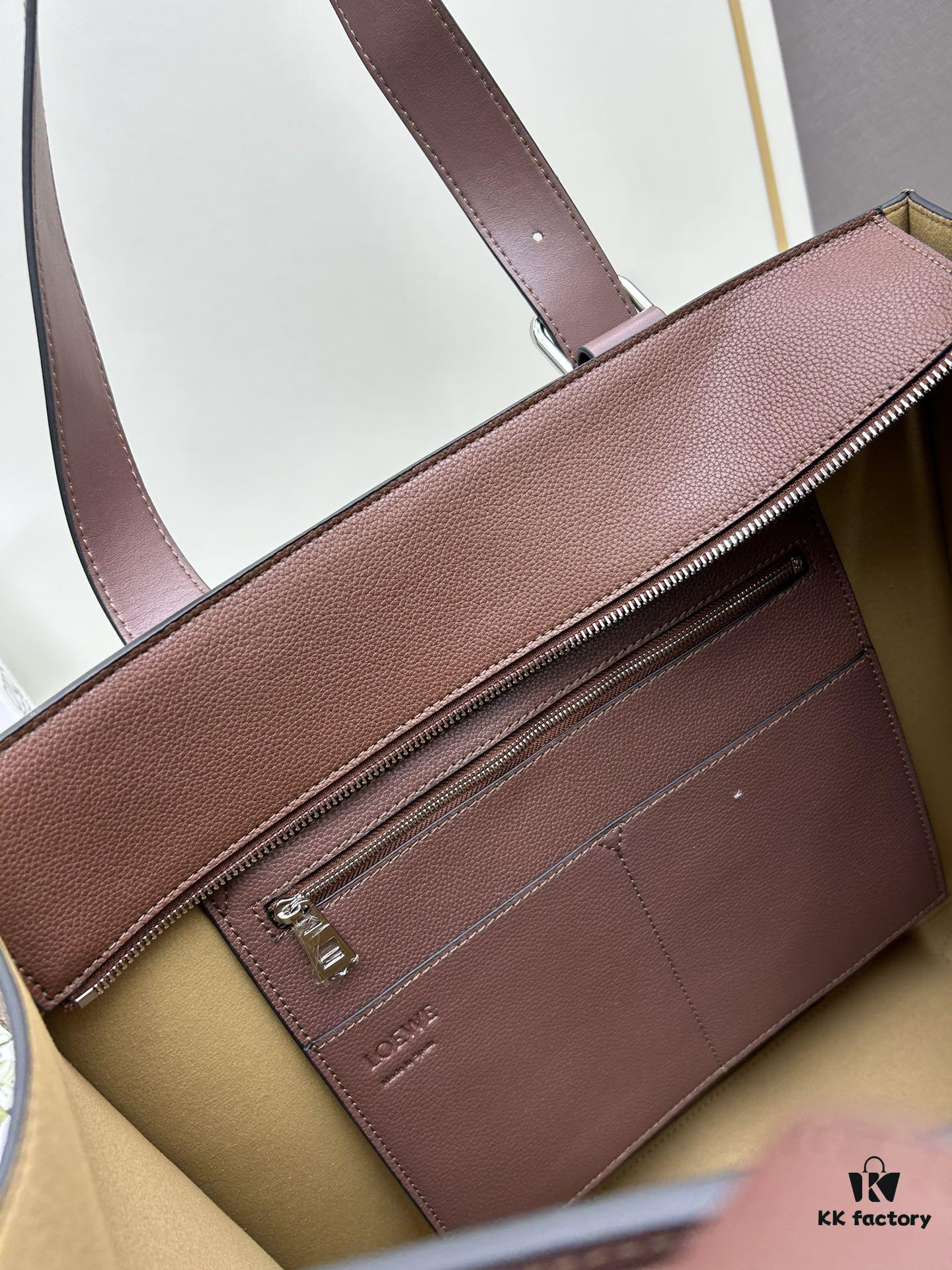 Loewe Buckle Tote Bag, New Zip Version Men's Tote Model 3050A