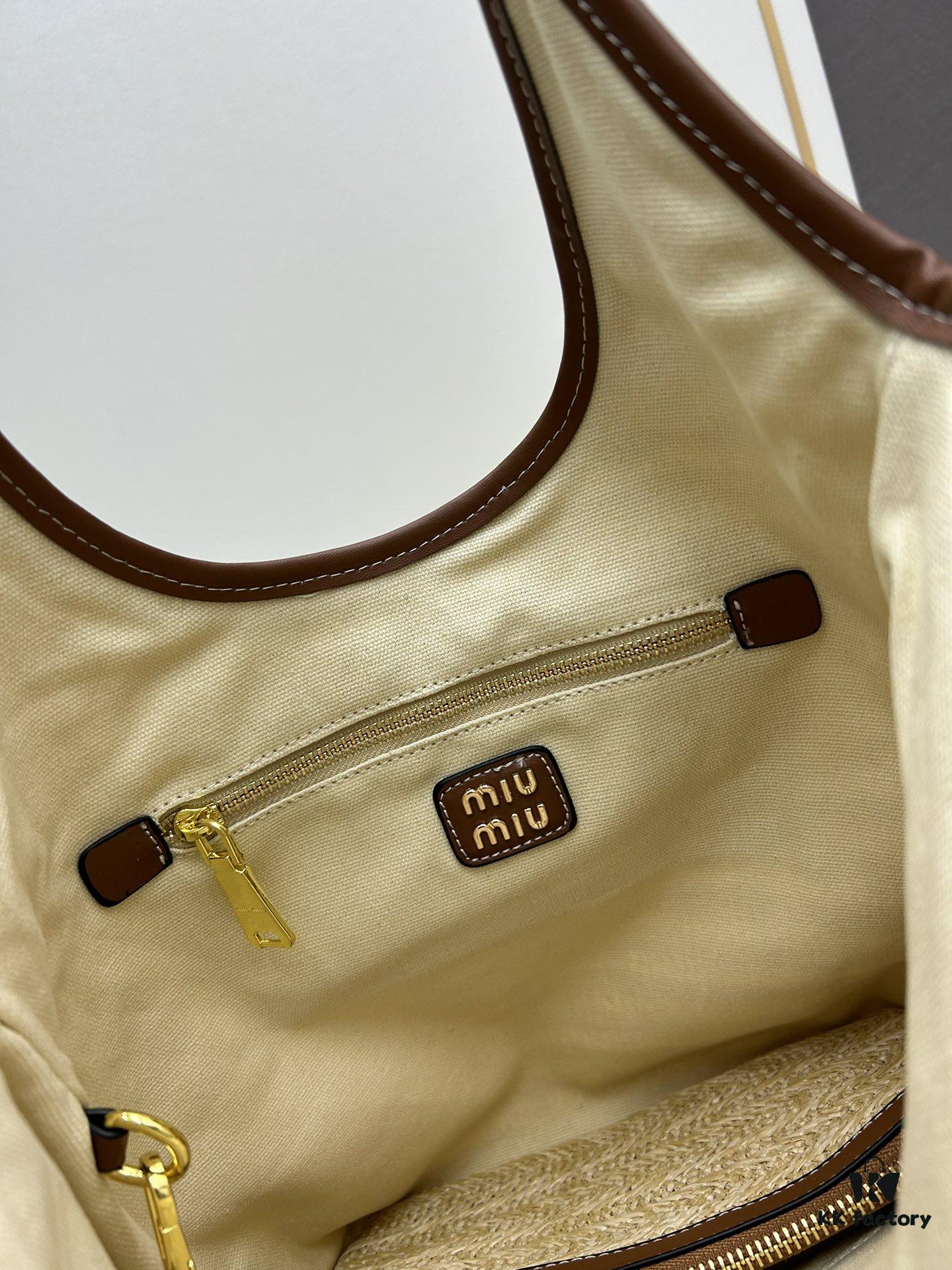 New Arrival MiuMiu Rattan Bag – Perfect for Everyday Use