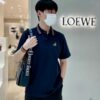 Loewe New Soft Smooth Calfskin Leather and Jacquard Fabric Military Messenger Bag for Men
