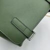 Loewe New Soft Smooth Cowhide Leather and Jacquard Fabric Military Messenger Bag for Men