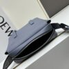 Loewe New Soft Smooth Calfskin Leather and Jacquard Fabric Military Messenger Bag for Men