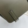 Loewe New Soft Smooth Cowhide Leather and Jacquard Fabric Military Messenger Bag for Men