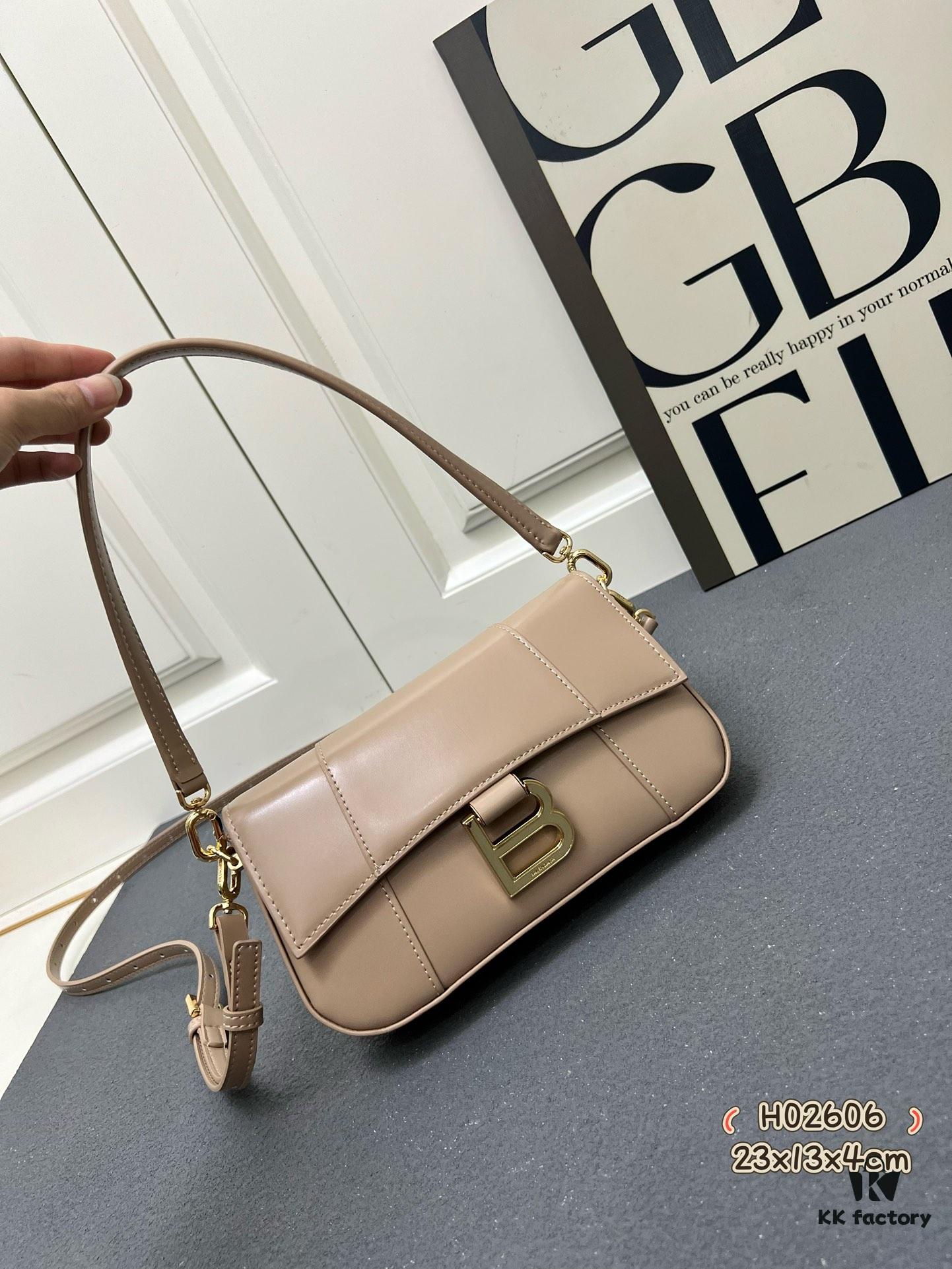 Top Layer Cow Leather Balenciaga Paris, 23x13x4cm, 2025 New Arrival Niche Bag