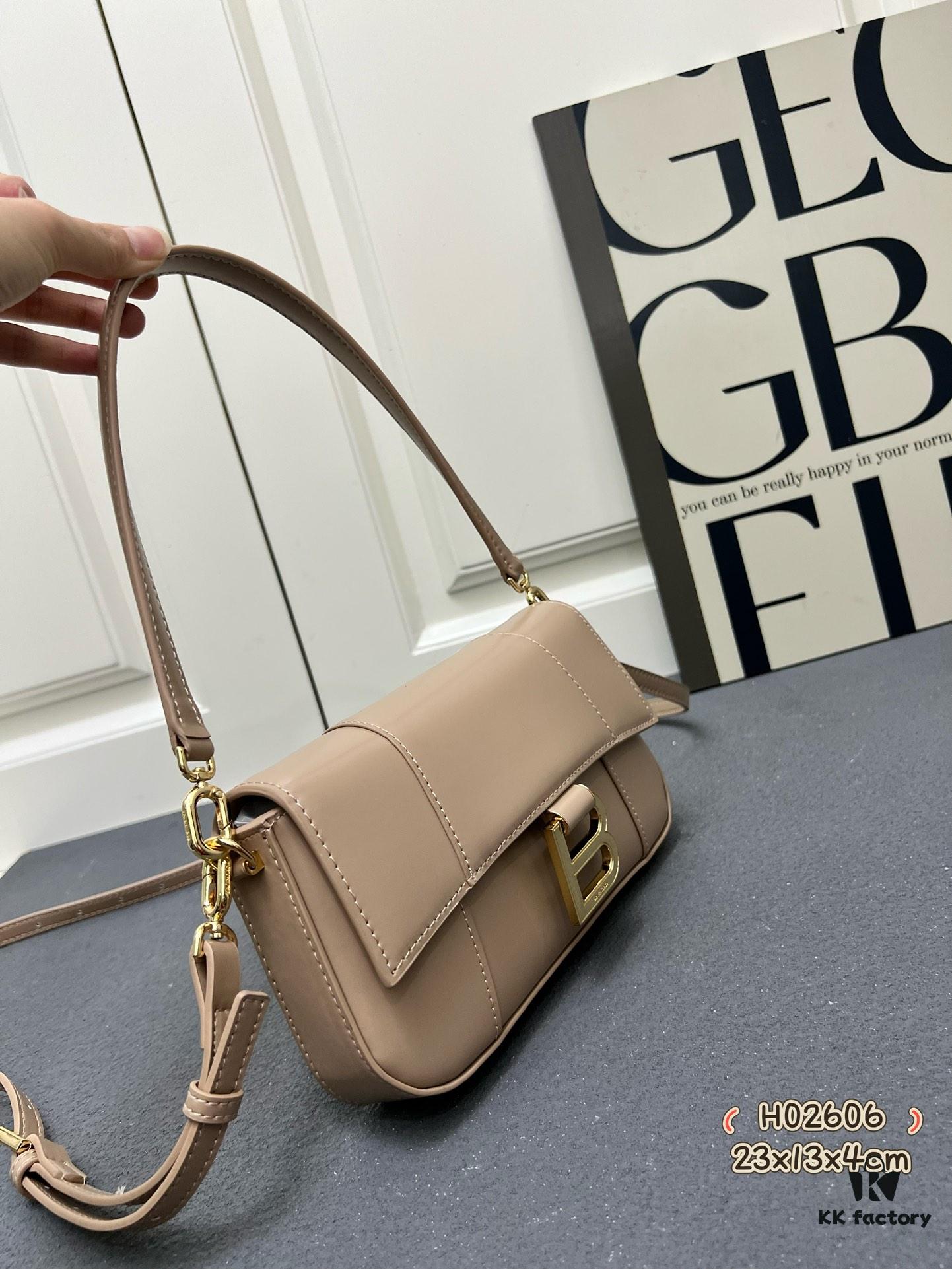 Top Layer Cow Leather Balenciaga Paris, 23x13x4cm, 2025 New Arrival Niche Bag