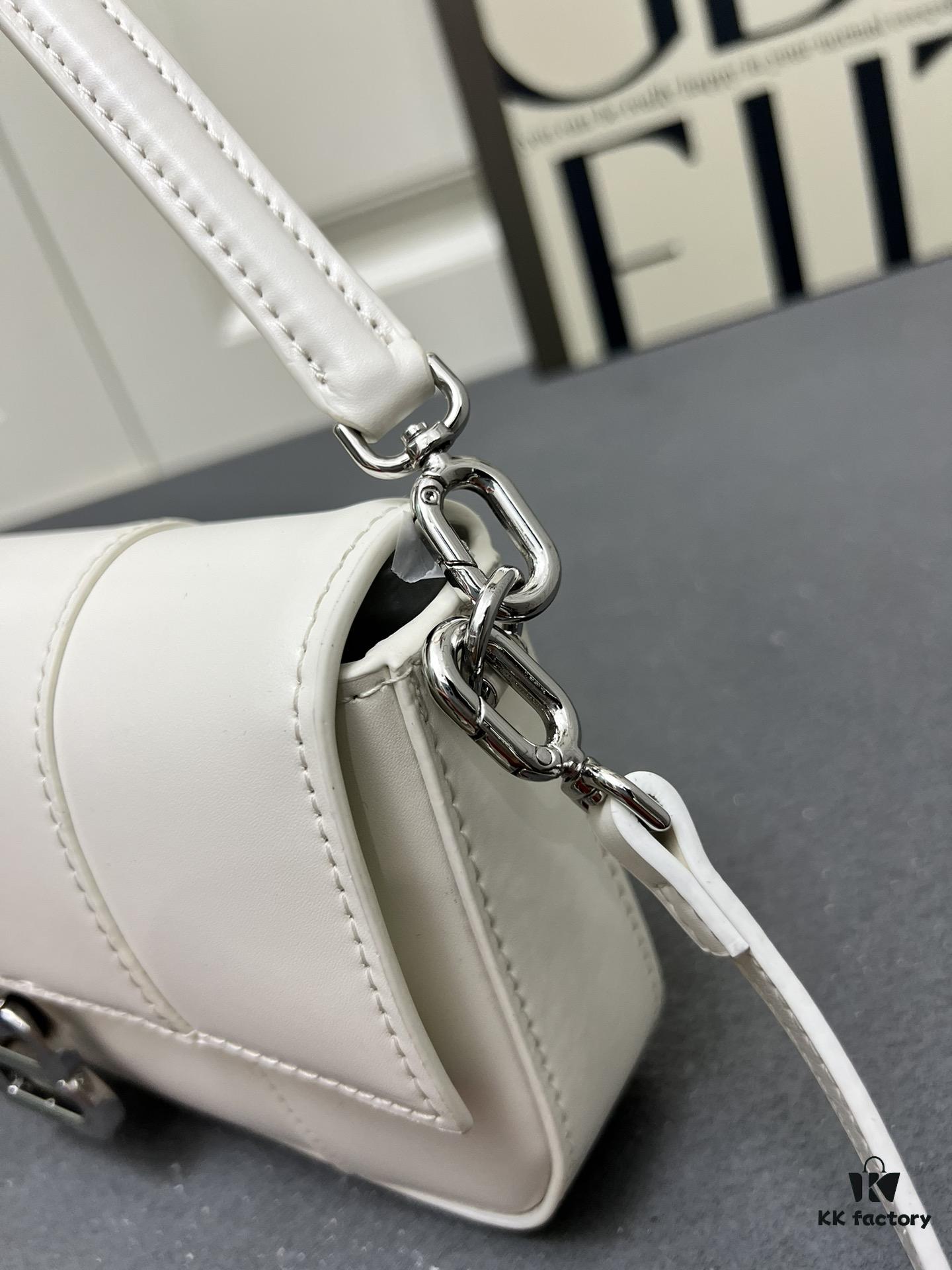 Genuine Top-Layer Cowhide Leather Bag 🎁 Balenciaga Paris, 23x13x4cm, 2025 New Arrival Niche Style Handbag 🛍️ Essential for Early Risers