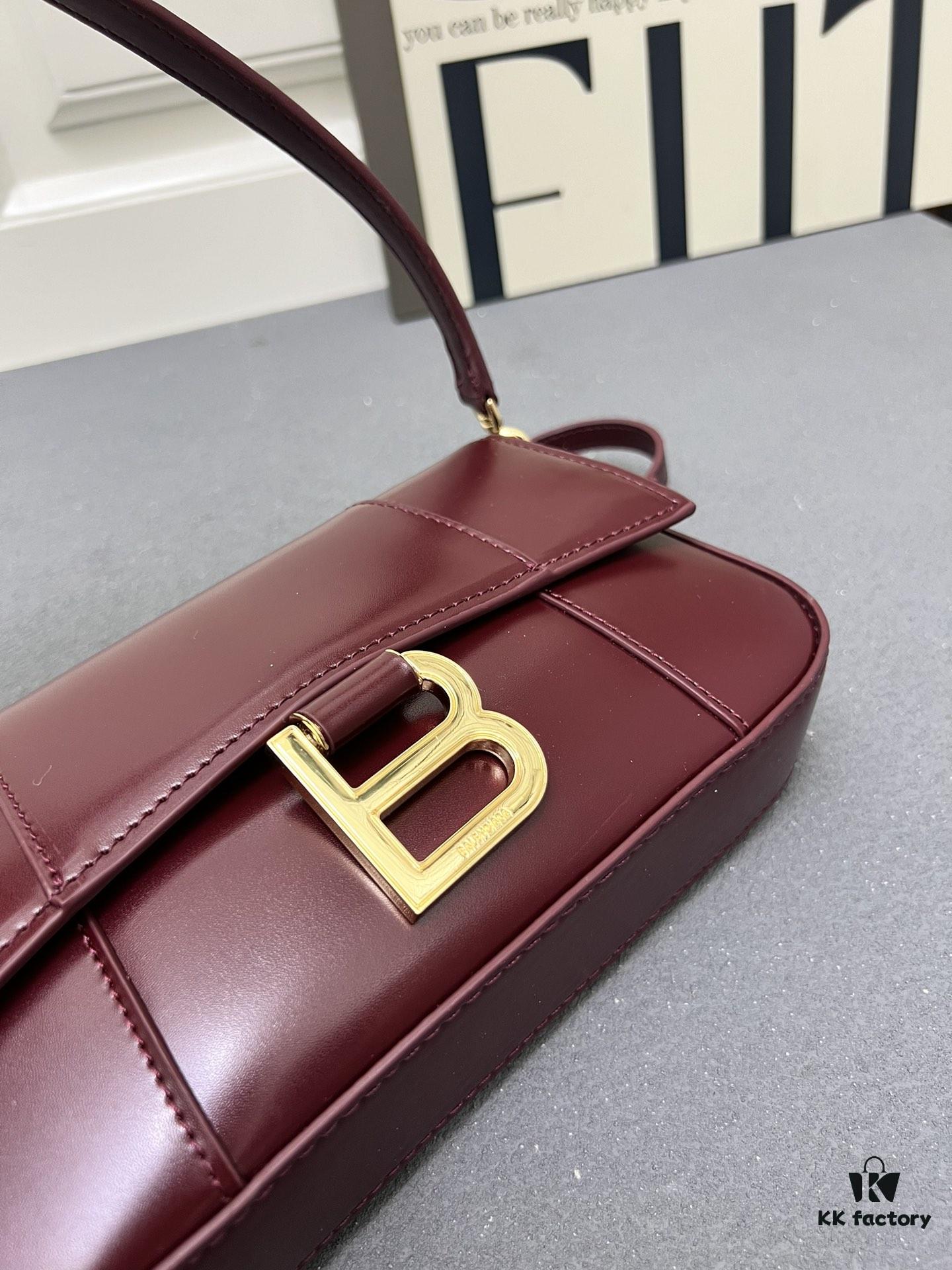 Top Grain Leather Balenciaga Paris, 23x13x4cm, 2025 New Arrival Niche Bag