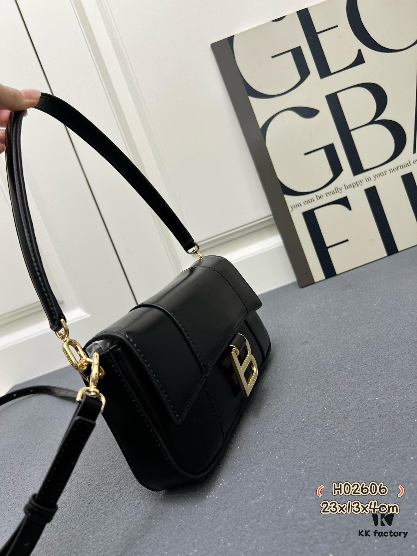 Top Layer Cowhide Balenciaga Paris, 23x13x4cm, 2025 New Niche Bag