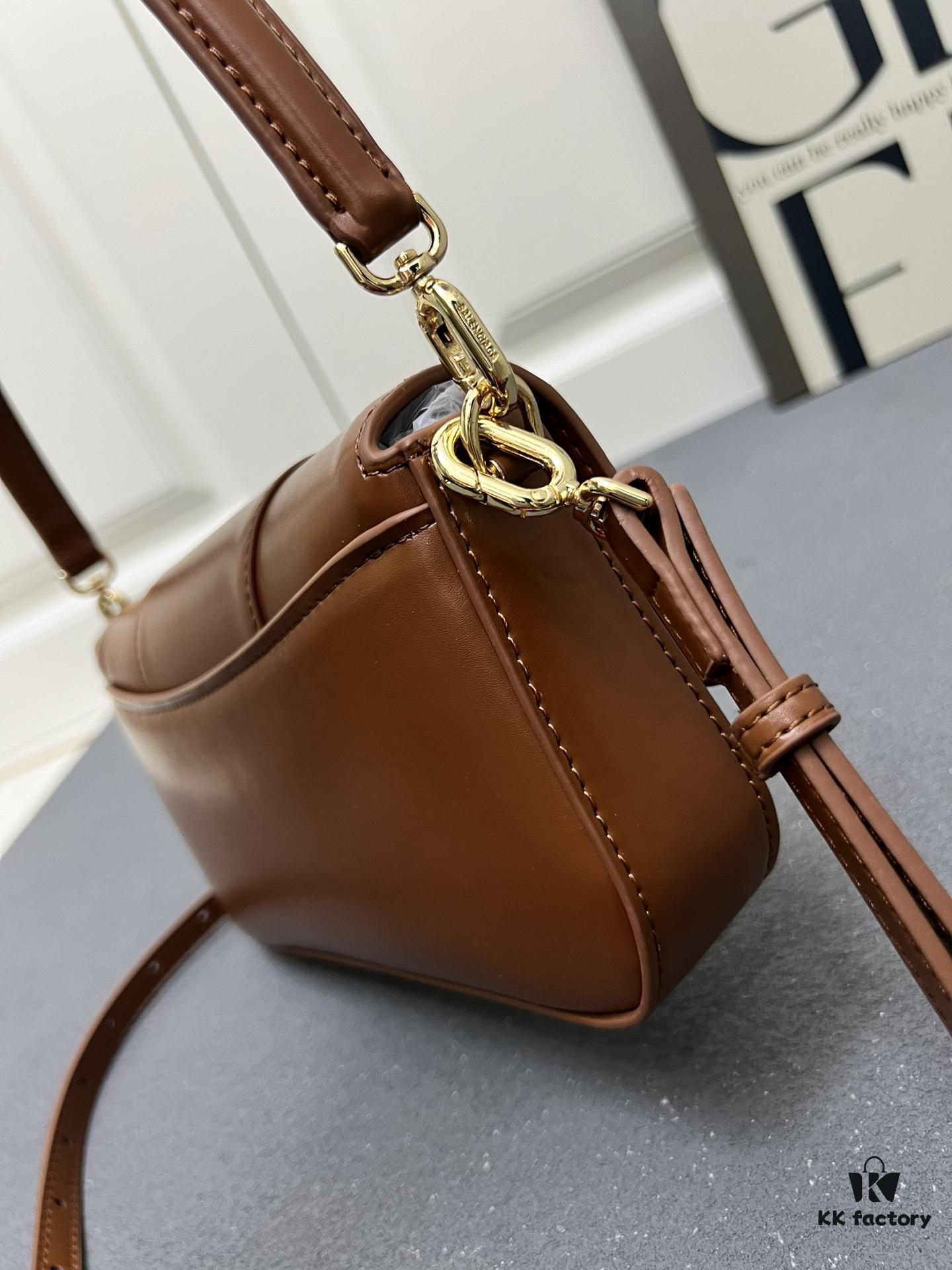Top Grain Cow Leather Balenciaga Paris, 23x13x4cm, 2025 New Arrival Niche Bag for Early Risers