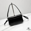 In Stock! Small Size [Black Silver Plain Weave] BALENCIAGA Hourglass Crossbody Bag