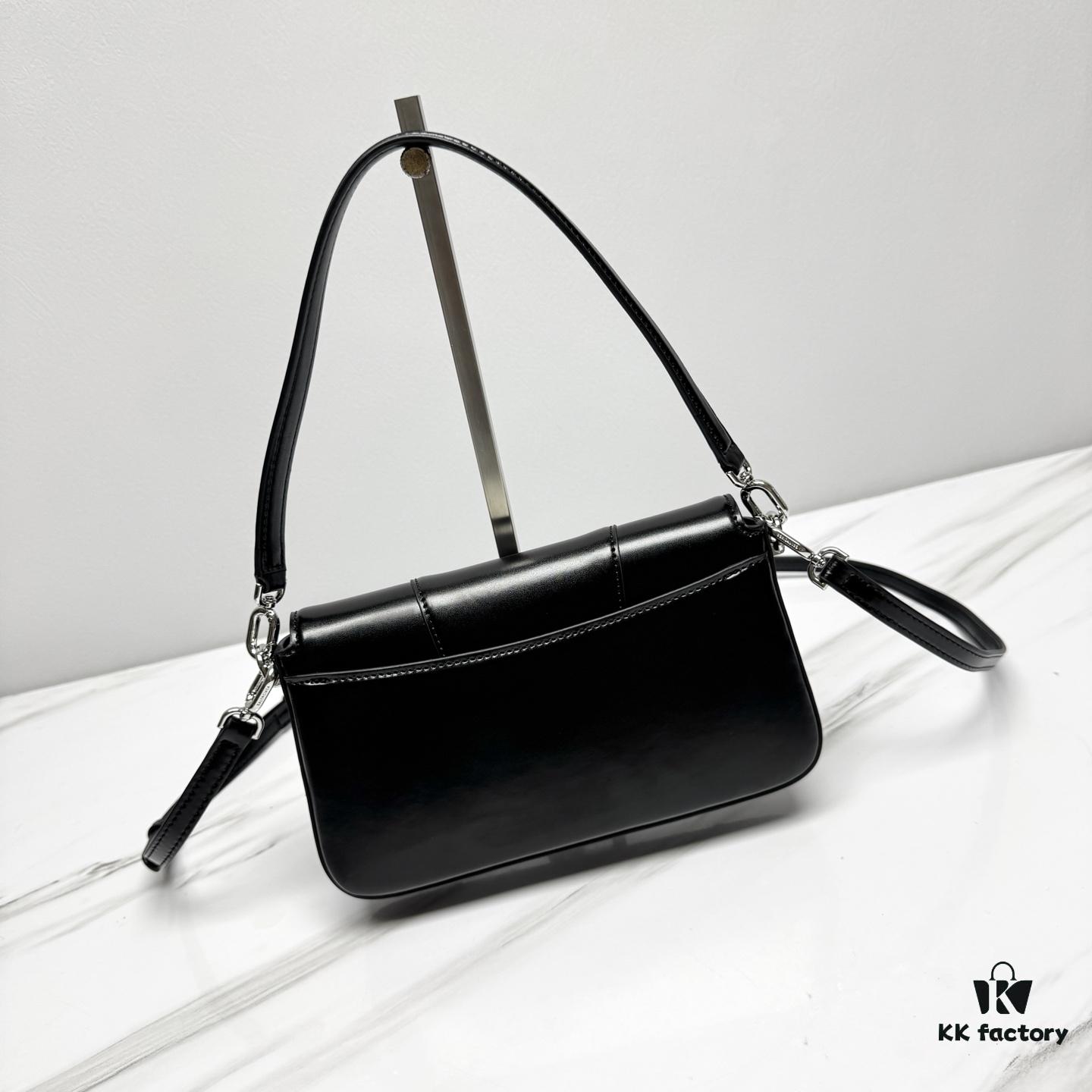 In Stock! Small Size [Black Silver Plain Weave] BALENCIAGA Hourglass Crossbody Bag