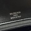 In Stock! Small Size [Black Silver Plain Weave] BALENCIAGA Hourglass Crossbody Bag