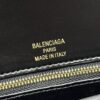 In Stock! Small Size [Black and Gold Plain Texture] BALENCIAGA Hourglass Crossbody Bag