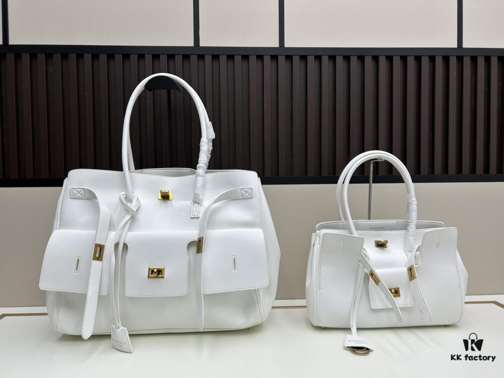 Small, Large Balenciaga 2025 Ceiling Belair Carry All in Mini and Regular Sizes