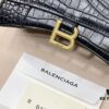 Balenciaga Hourglass Bag Crocodile Black