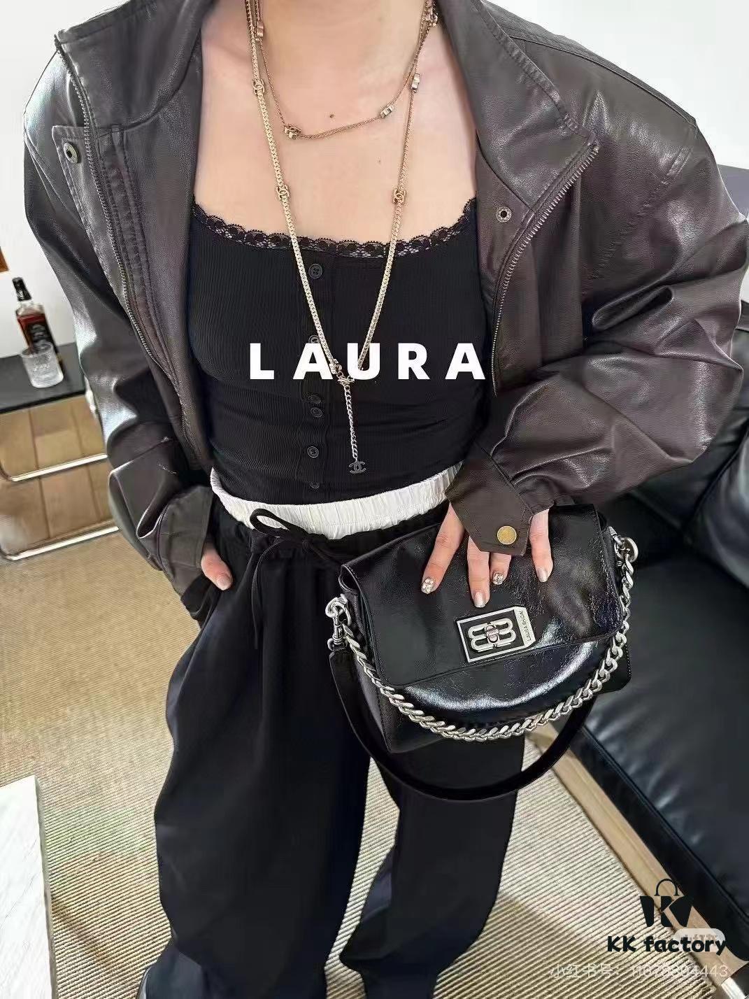 Large Size Luxury Commuter Bag 💜 MODU FLAP CHAIN BAG in Imported Full-Grain Leather