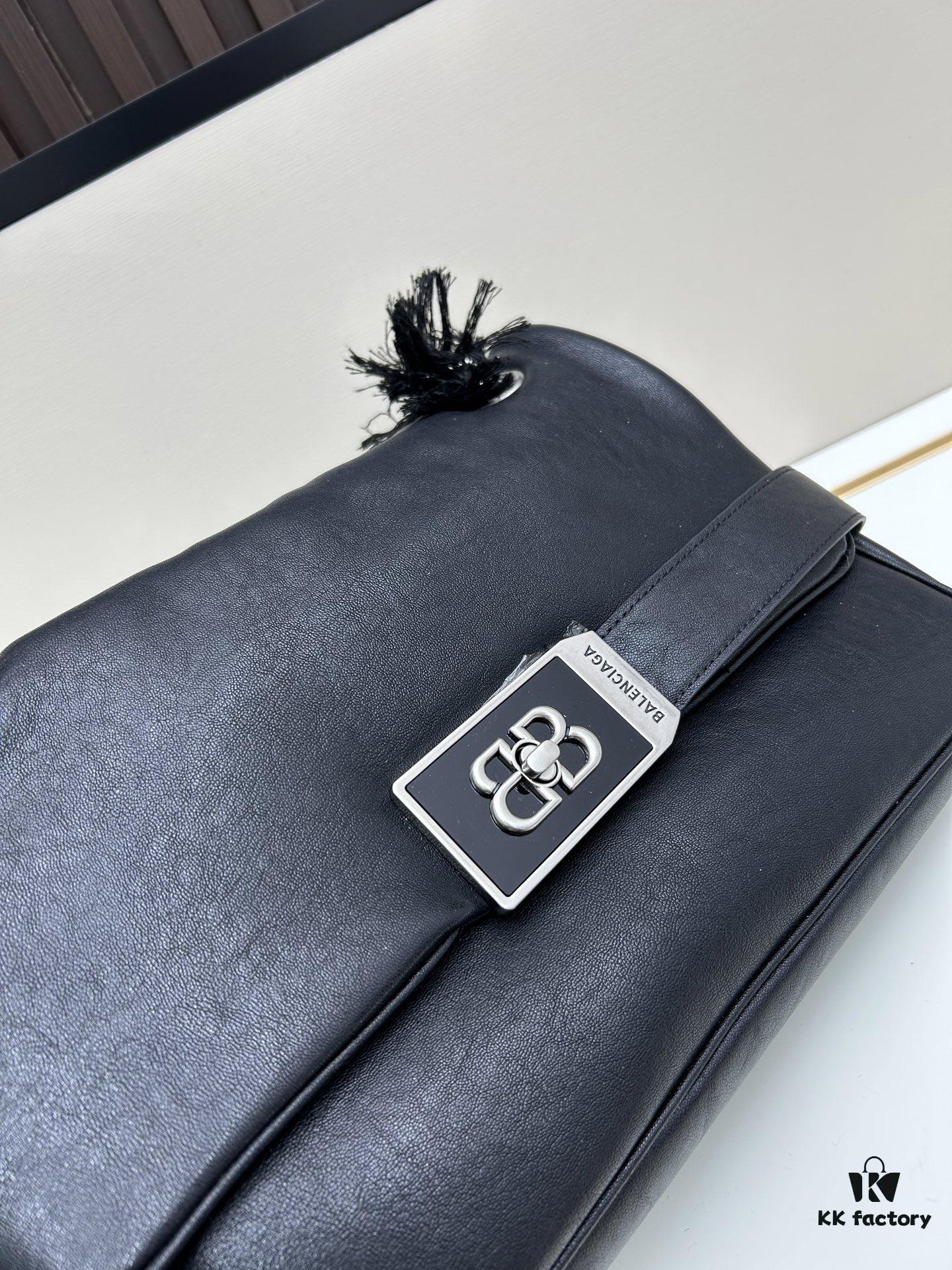 Large Size Luxury Commuter Bag Purple Ultra Cool Item Worth Having, Imported Full-Grain Leather