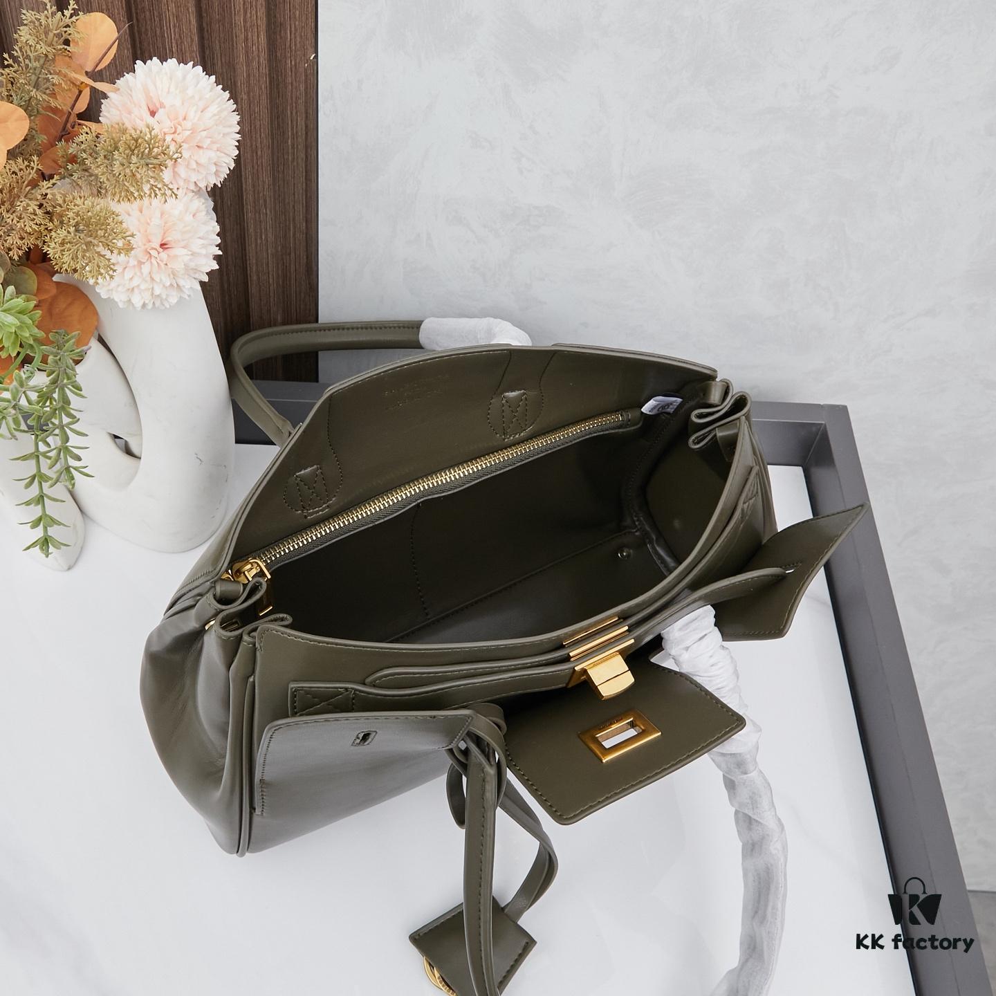 Small Size BALENCIAGA 2025 Ceiling Belair Carry All Mini Bag