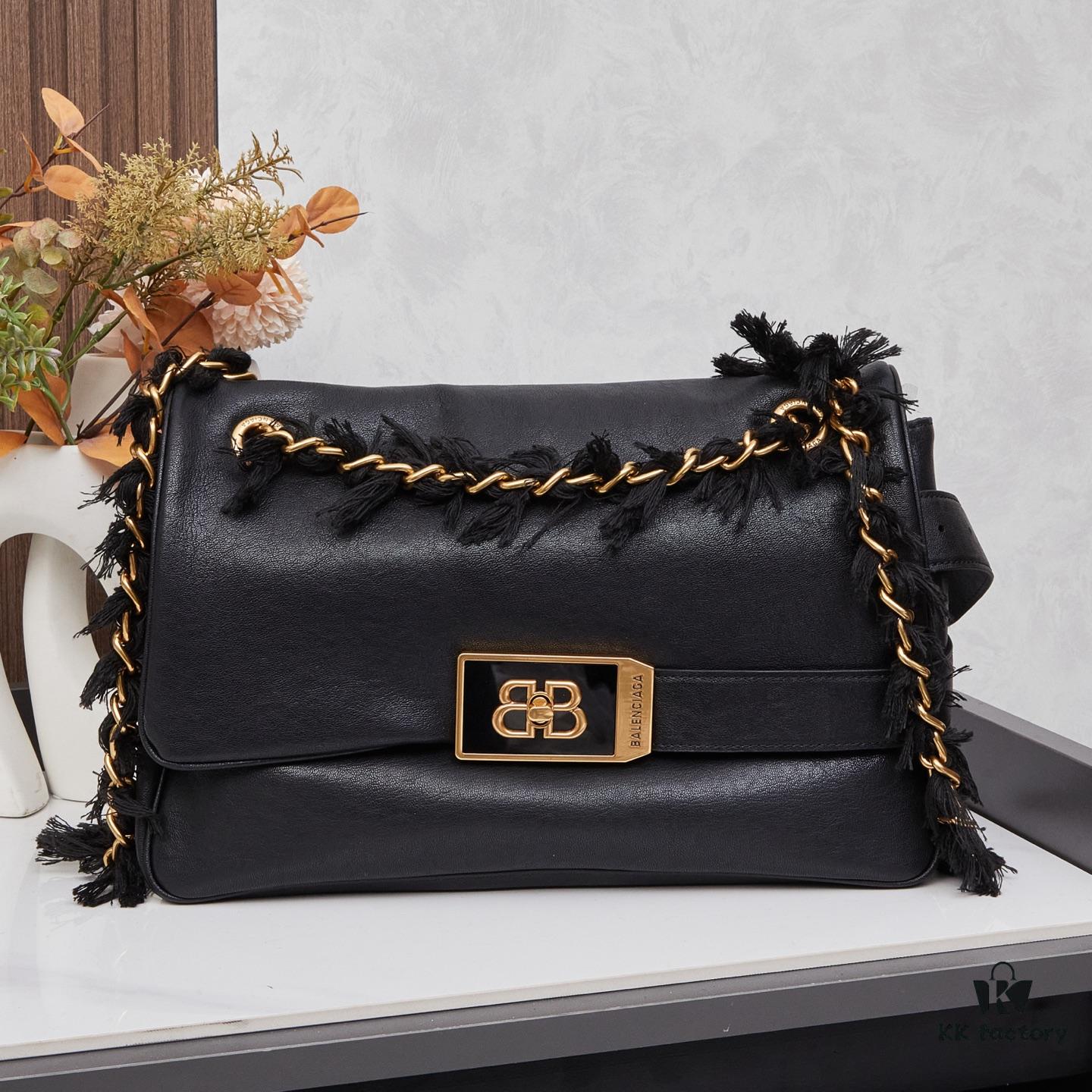 Large Size Luxury Commuter Bag 💜 Cool Must-Have Item, Made of Imported Full-Grain Leather